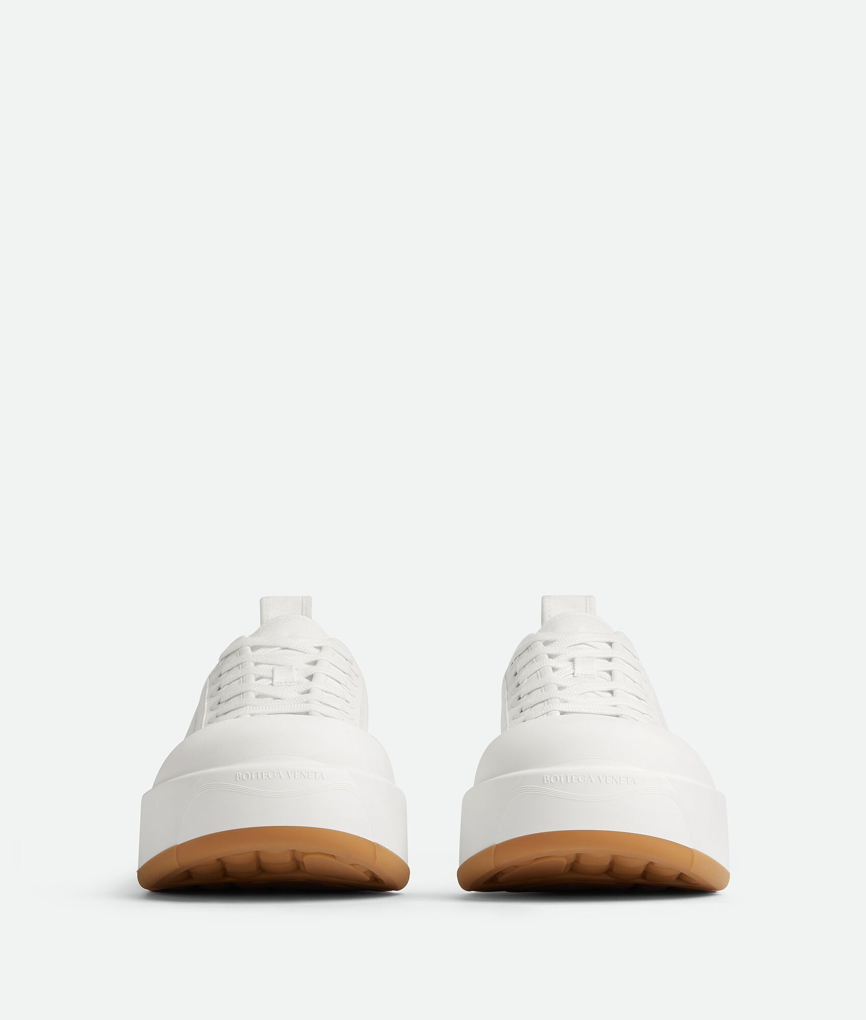 Bottega Veneta o1bcso1str0925 Vulcan Platform Sneakers in White Size US 5.5 / EU 38 - 2 Thumbnail