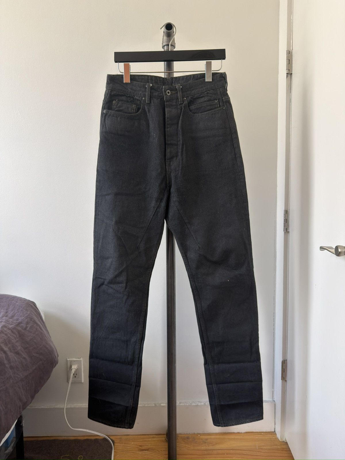 Rick Owens × Rick Owens Drkshdw RICK OWENS SPIRAL DENIM WAXED FW09