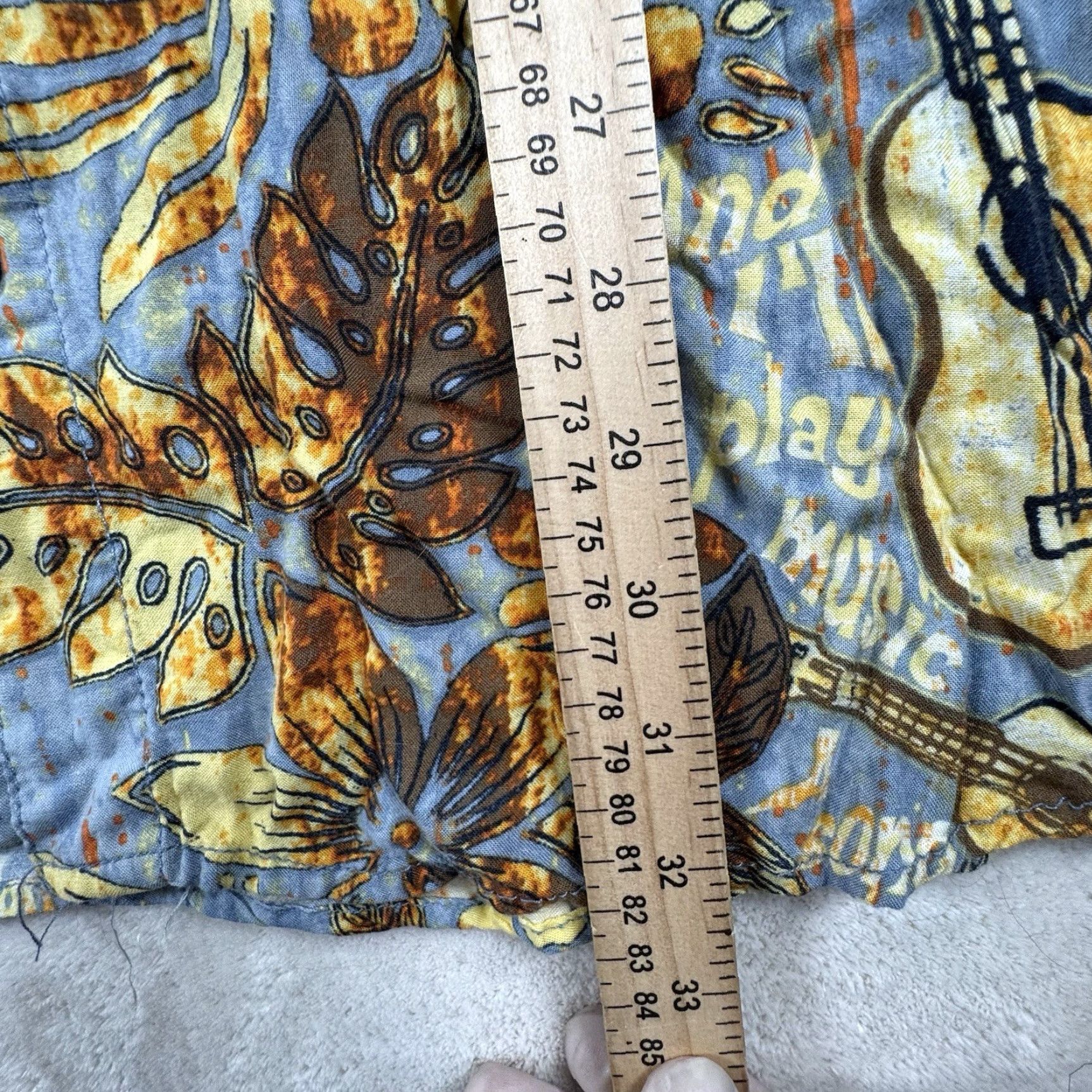 Vintage Margaritaville Men Shirt Size XXL Button Up Beach Tropical Cruise Guitar Rayon Size US XXL / EU 58 / 5 - 4 Thumbnail