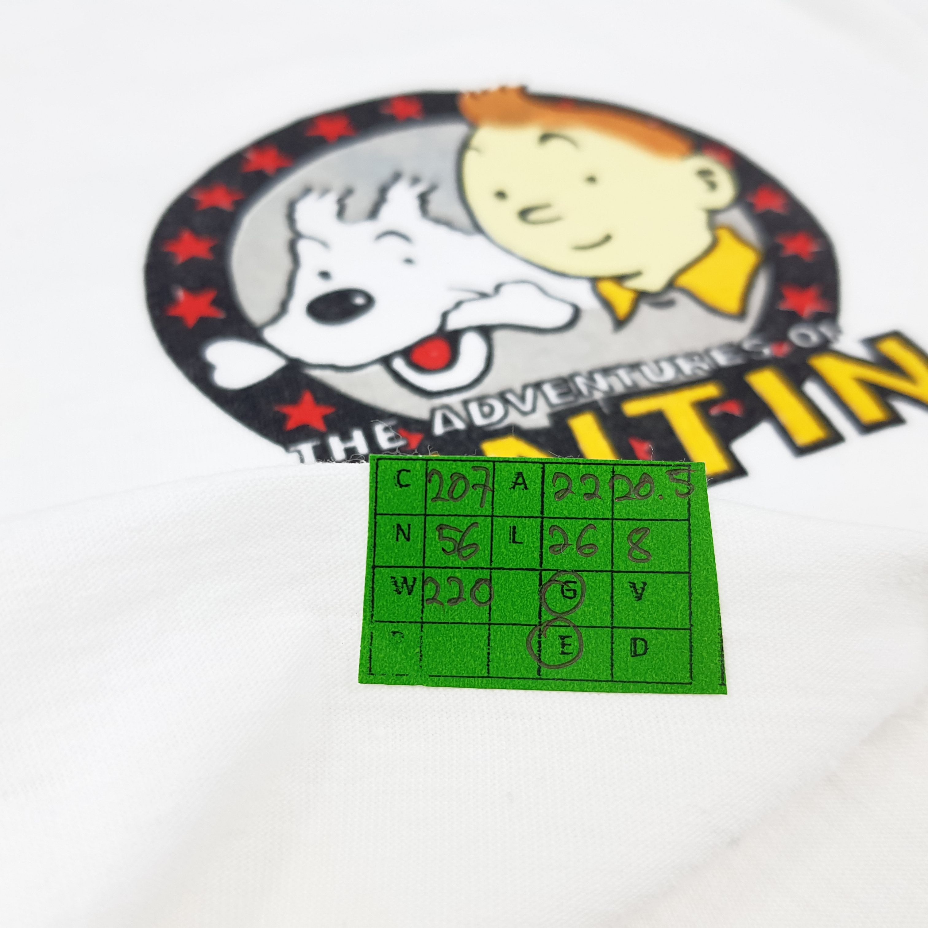 Vintage Vintage Adventure of TinTin & Snowy America Tshirt Size US L / EU 52-54 / 3 - 6 Thumbnail