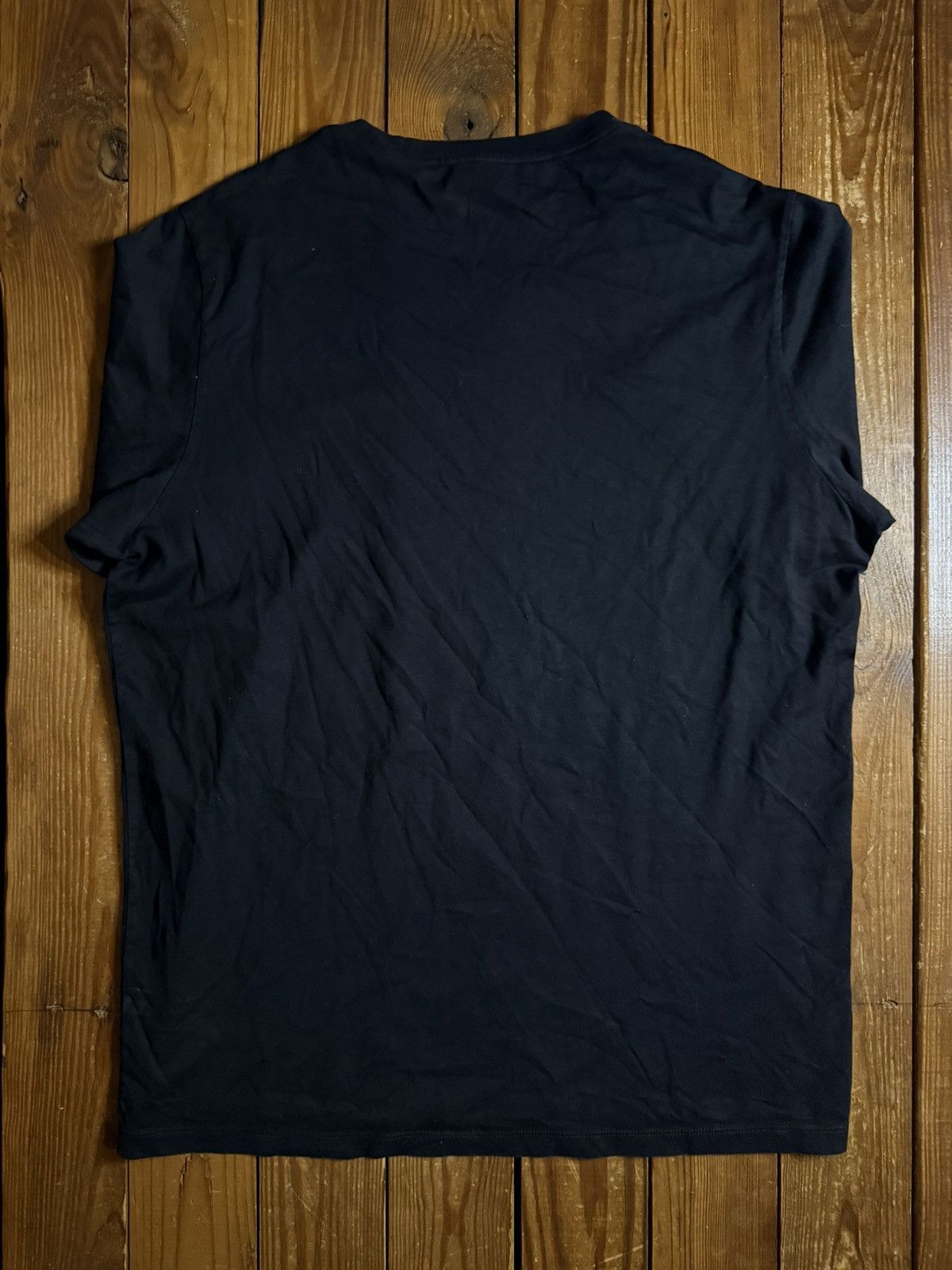 Gucci Vintage Gucci Blank Black Tee Shirt Size US XL / EU 56 / 4 - 3 Thumbnail