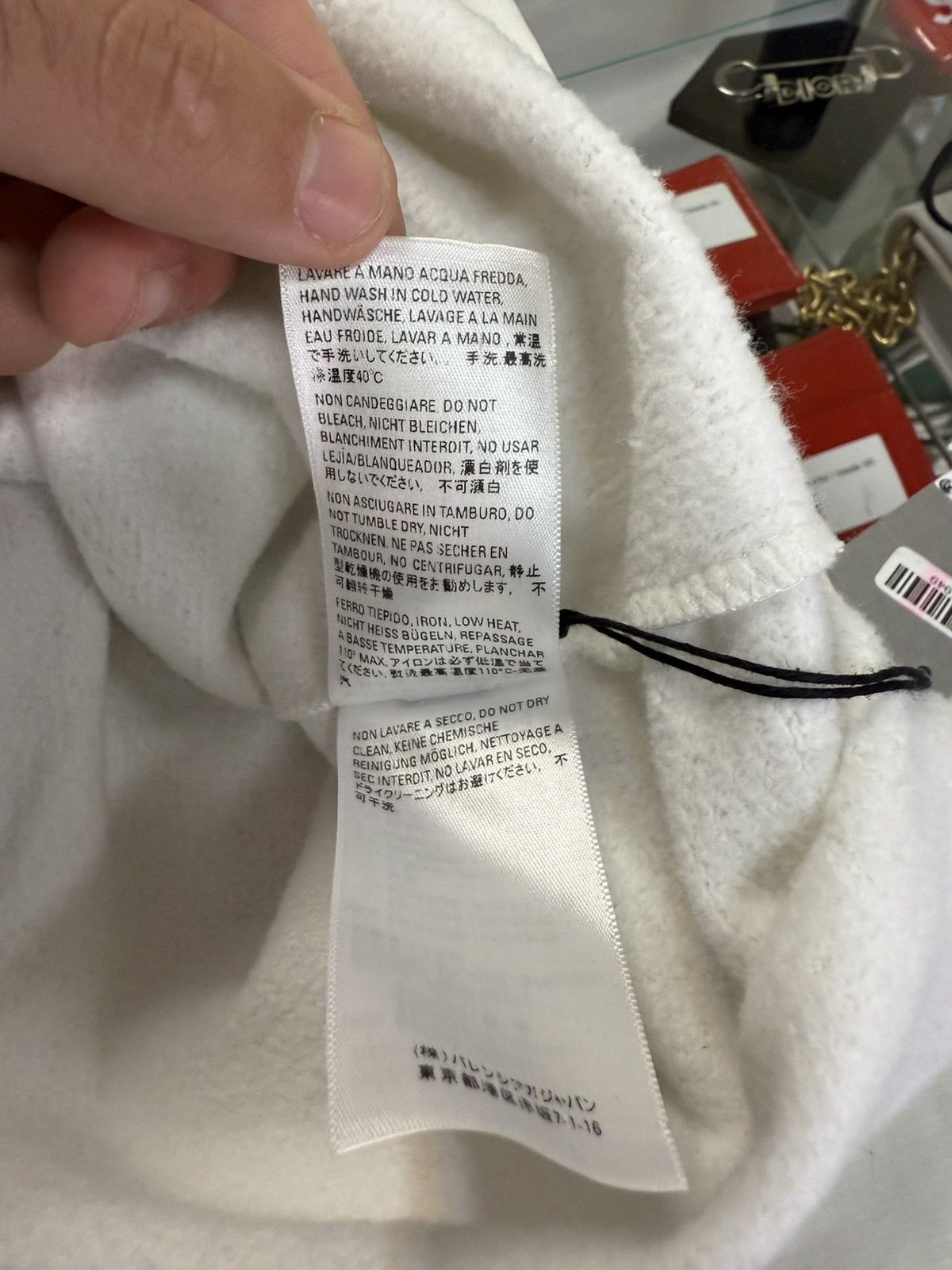 Balenciaga Balenciaga Glow In The Dark Hoodie “White” Size US XL / EU 56 / 4 - 8 Thumbnail