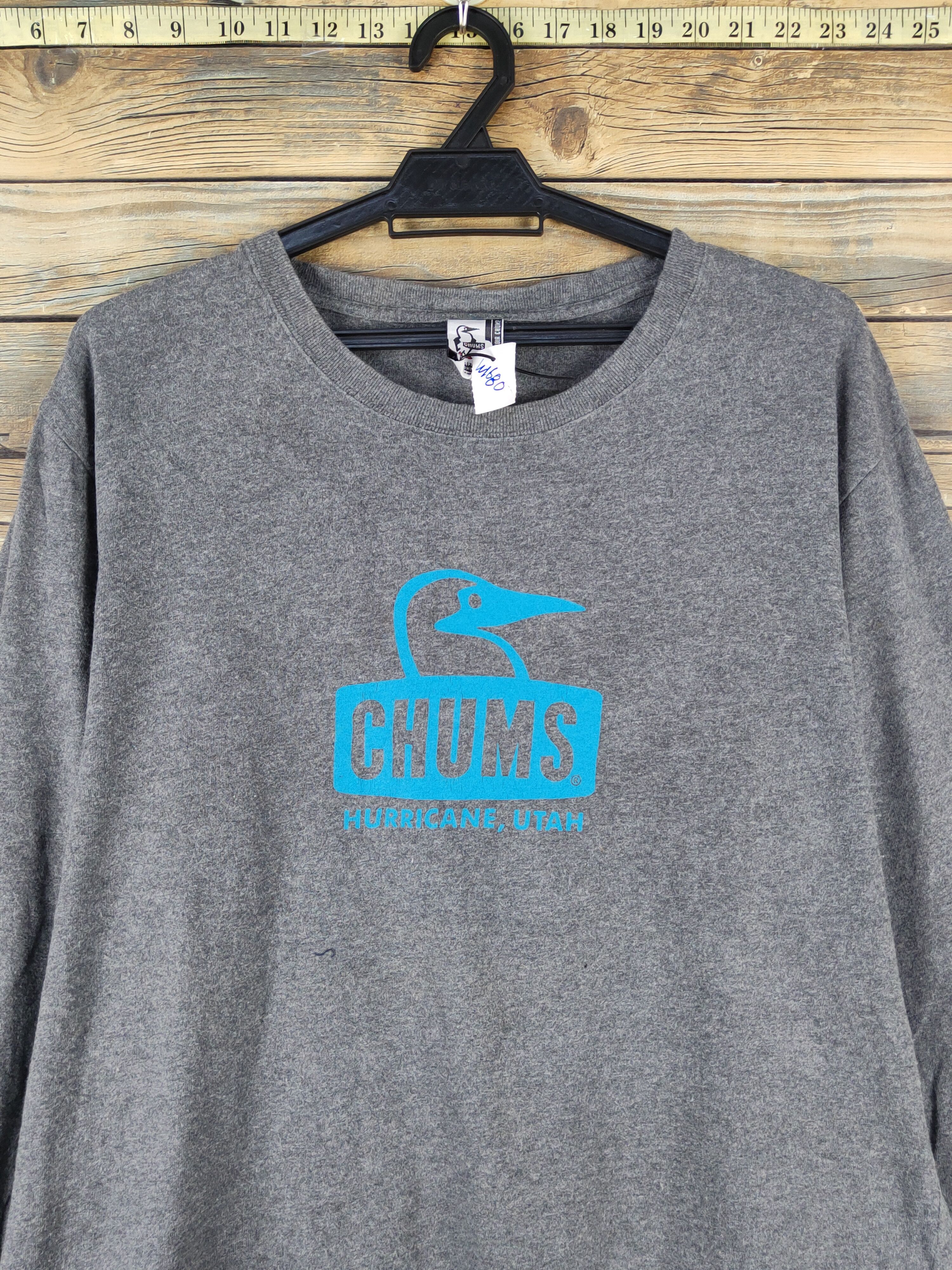 Chums Chums Dark Gray Long Sleeve T-shirts #W1680 Size US L / EU 52-54 / 3 - 2 Thumbnail