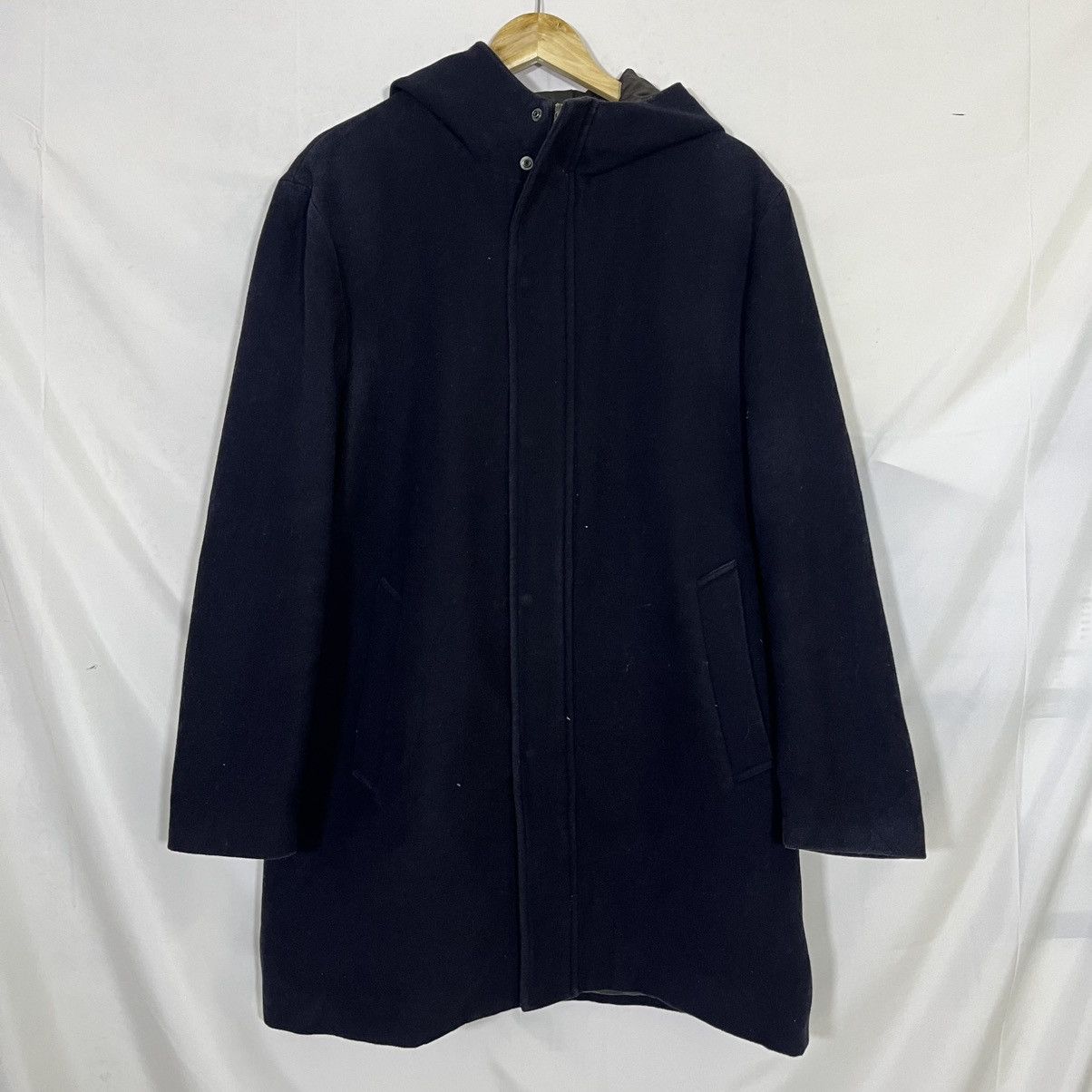 GU GU WOOL LONG HOODED JACKET Size US XL / EU 56 / 4 - 1 Thumbnail