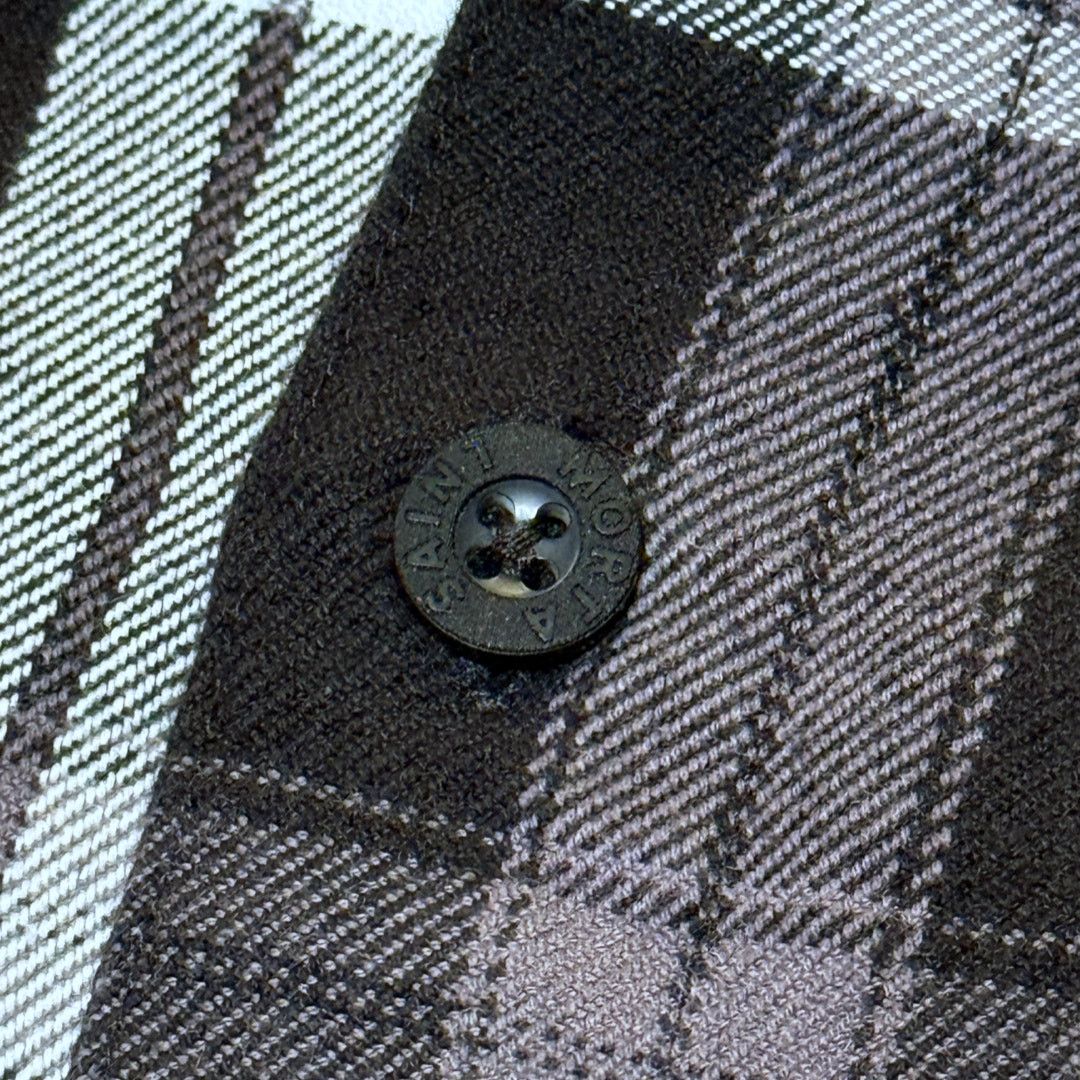 Other Saint Morta Black Gray Plaid Flannel Shirt Mens XL Size US XL / EU 56 / 4 - 7 Thumbnail