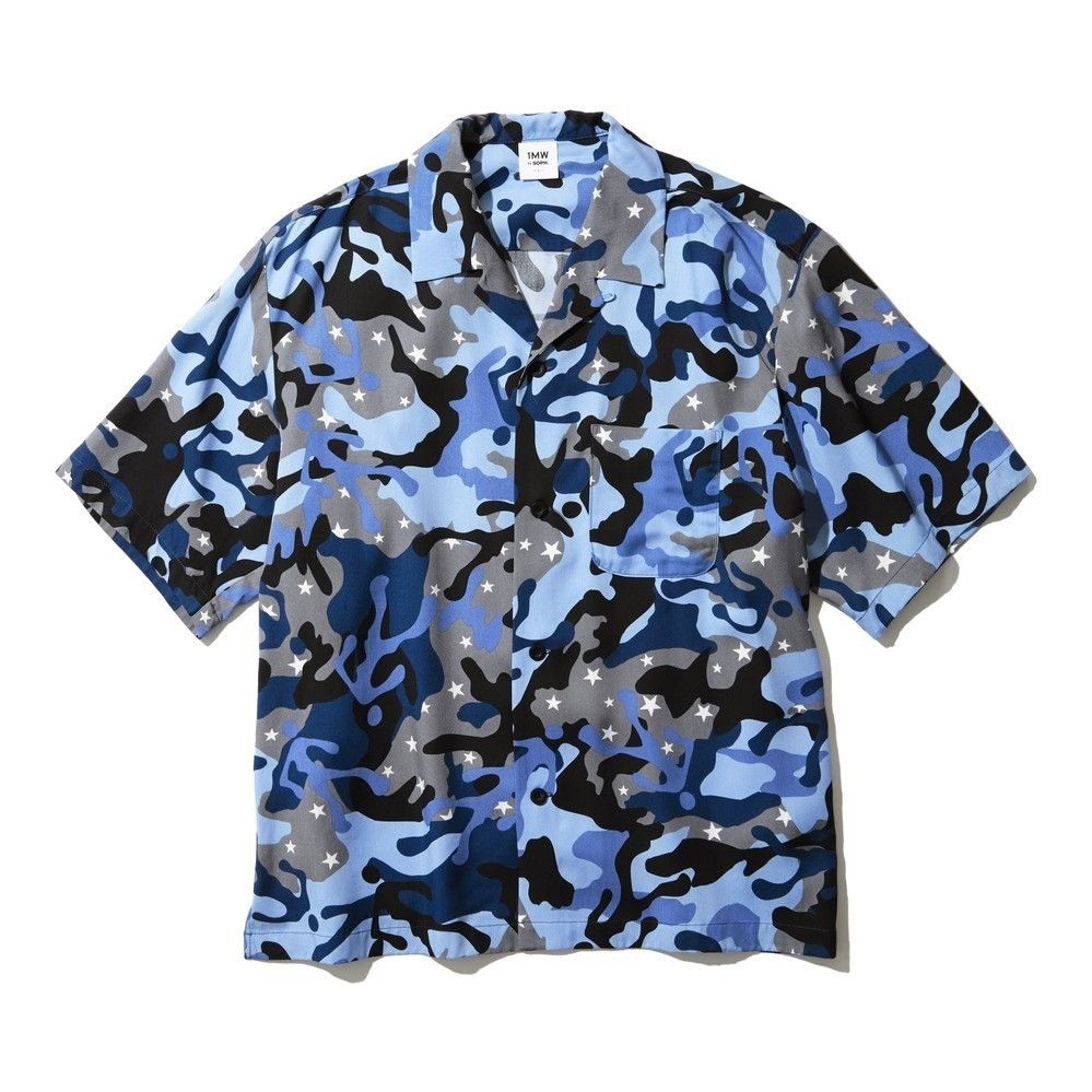 Sophnet. 1MW by SOPH. GU x sophnet blue camo star shirt Size US S / EU 44-46 / 1 - 1 Thumbnail