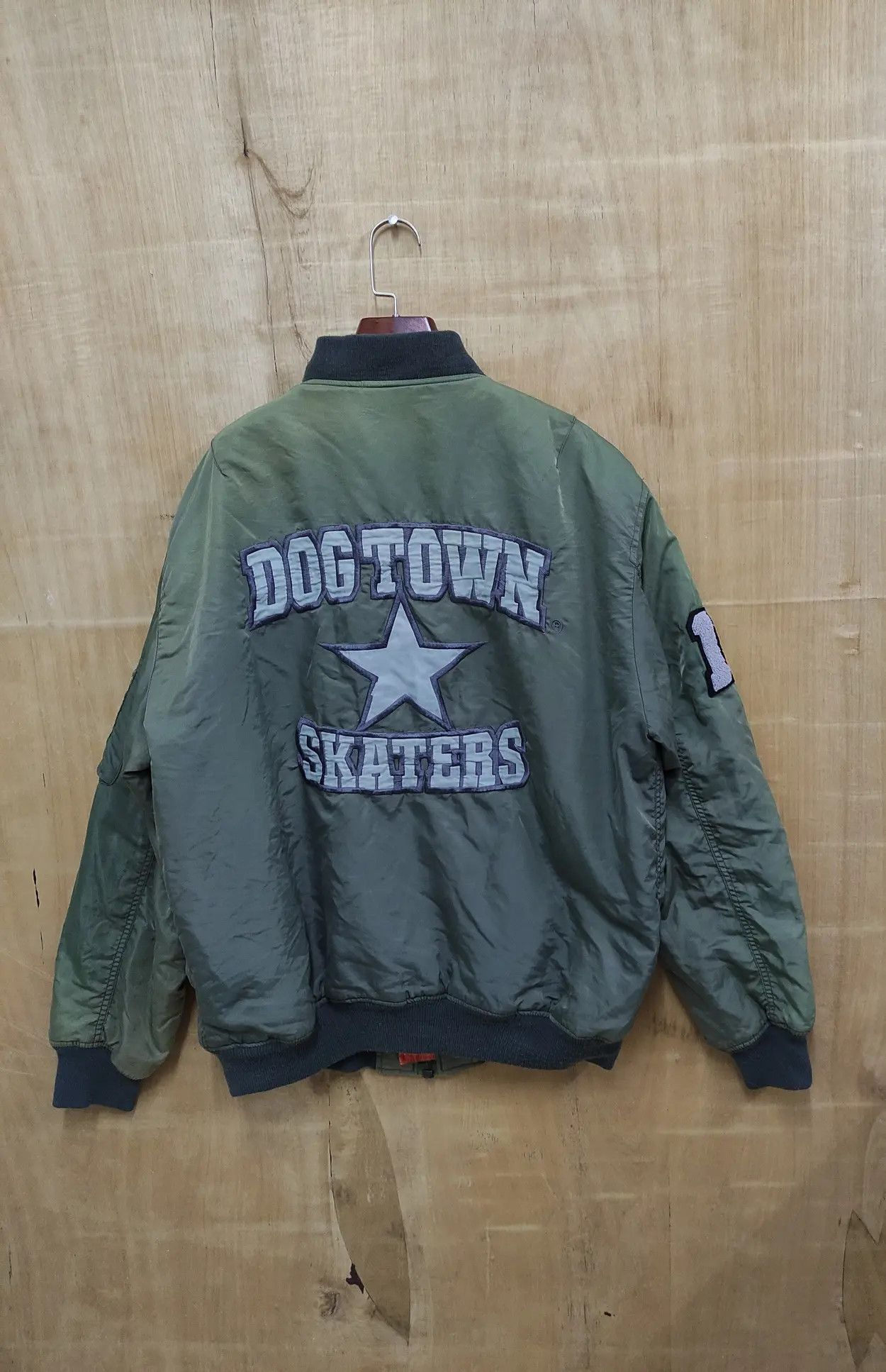Dogtown VINTAGE 90's DOGTOWN SKATERS REVERSIBLE BOMBER JACKET Size US L / EU 52-54 / 3 - 2 Thumbnail