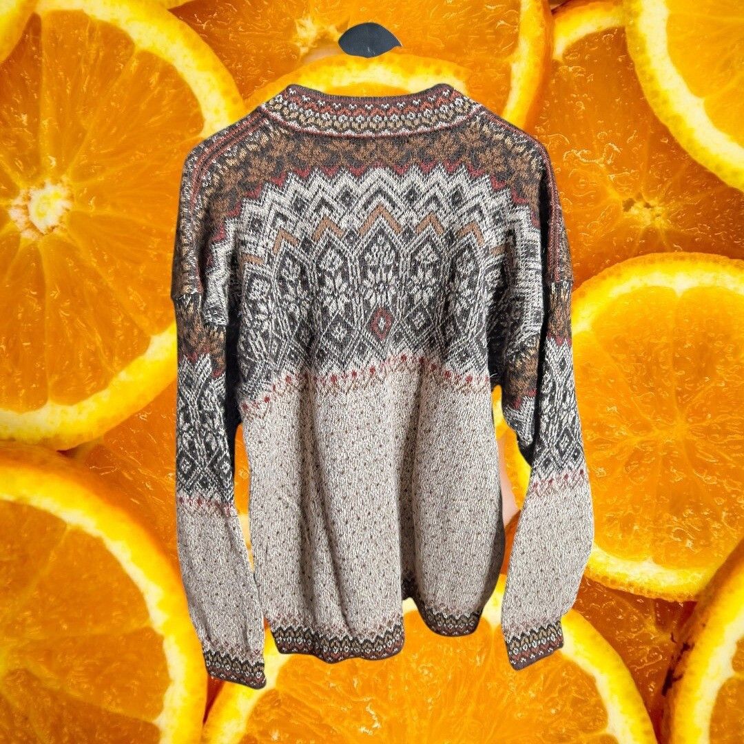Other Intiwara Alpaca Sweater Fair Isle 1/4 Zip Pullover Knitwear Size US XL / EU 56 / 4 - 8 Thumbnail