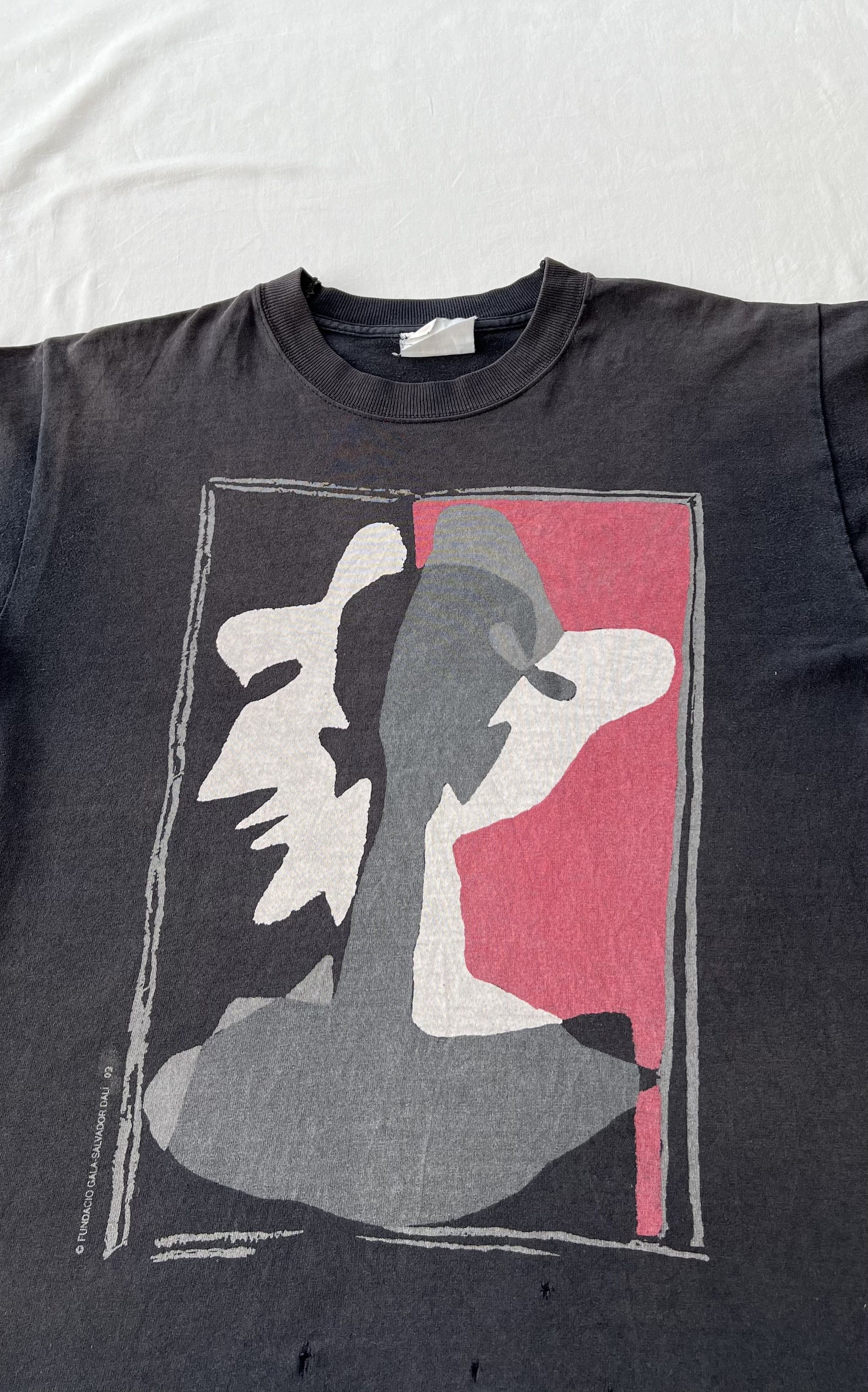 Arts & Science Vintage 2003 Salvador Dali Fundacio Gala Art Black T-shirt Size US M / EU 48-50 / 2 - 4 Thumbnail