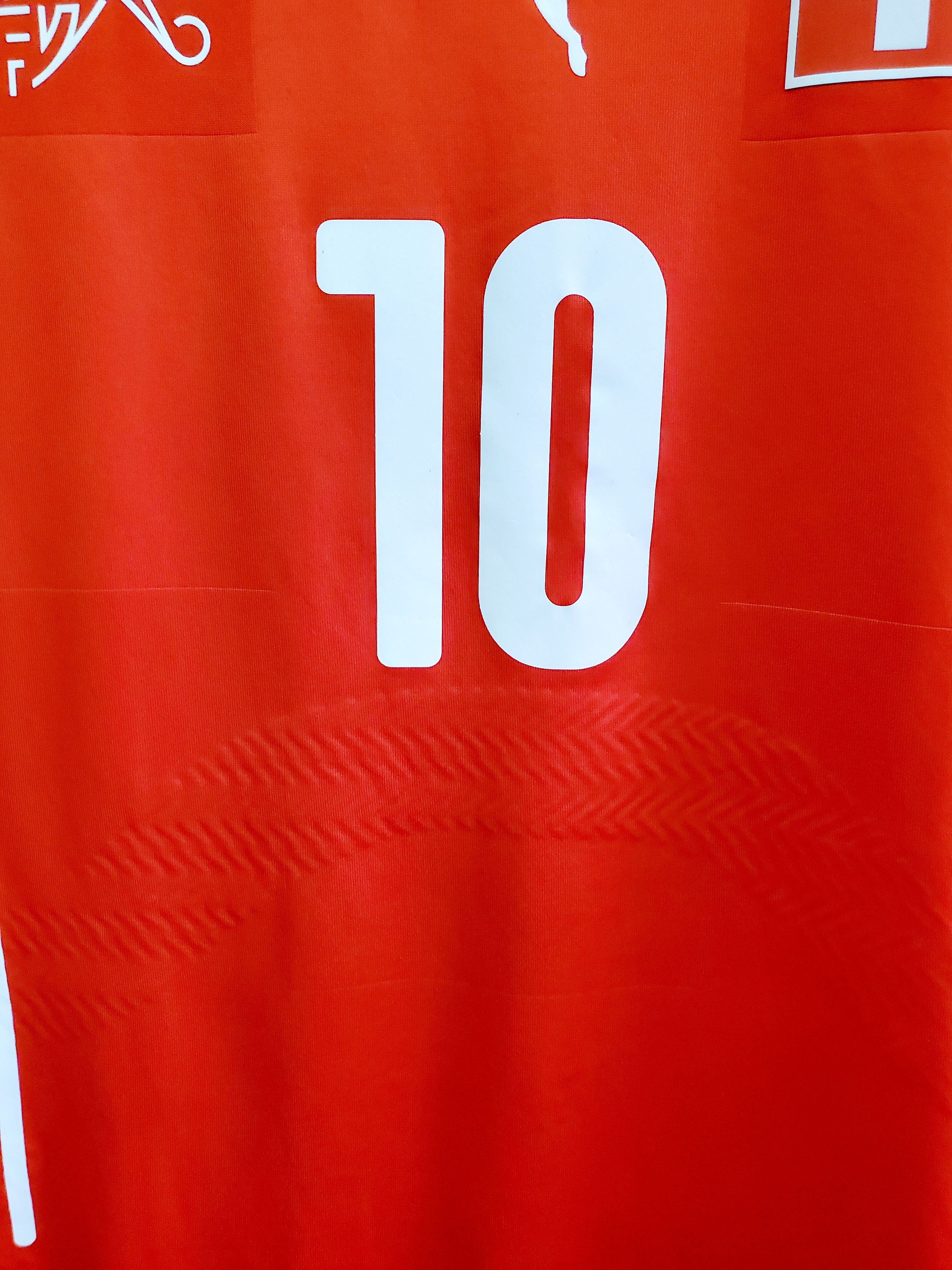 Puma SWITZERLAND PUMA HOME Player issue #10 jersey size L Size L / US 10 / IT 46 - 6 Thumbnail