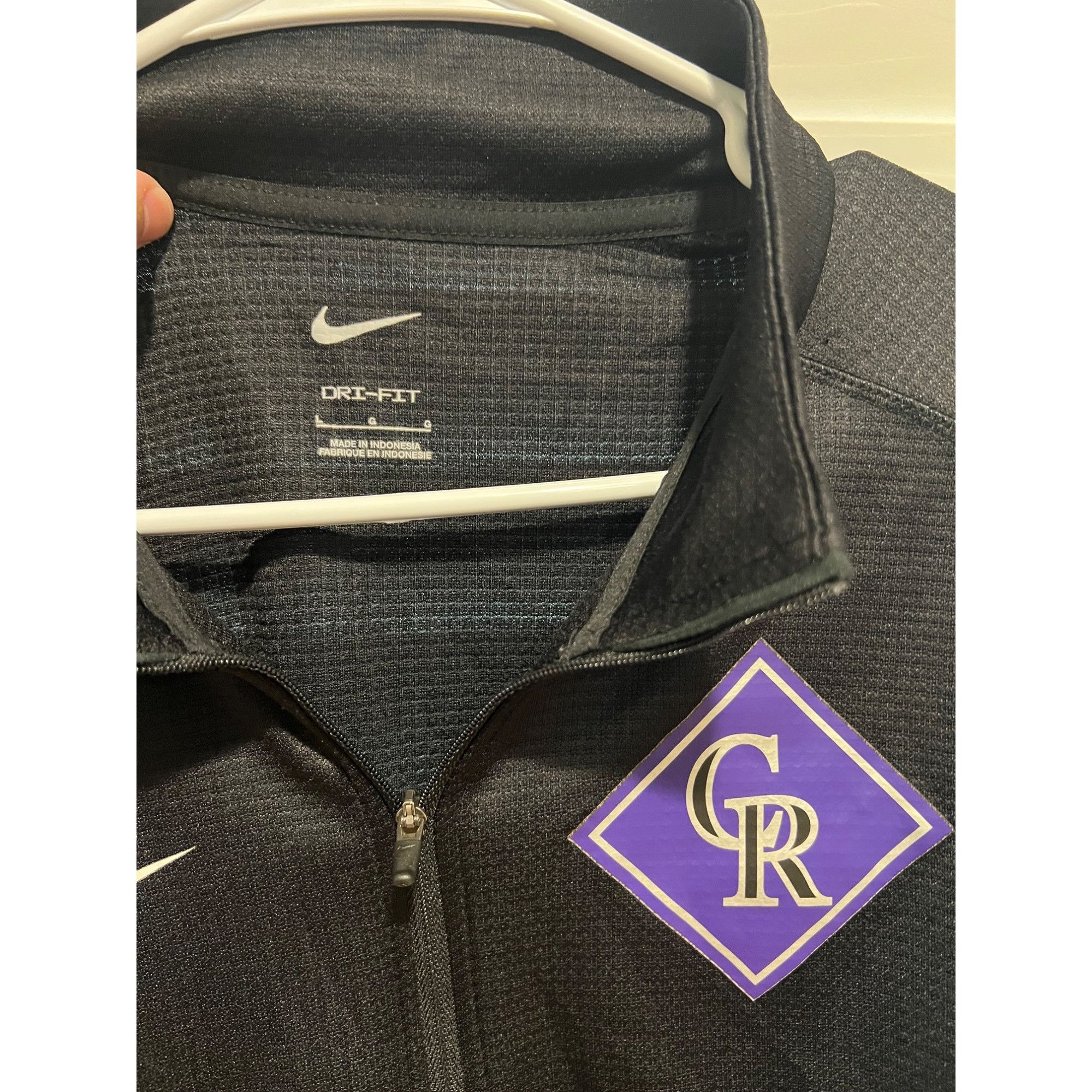 Nike Nike Baseball Colorado Rockies Pullover - Size L Size US L / EU 52-54 / 3 - 2 Thumbnail