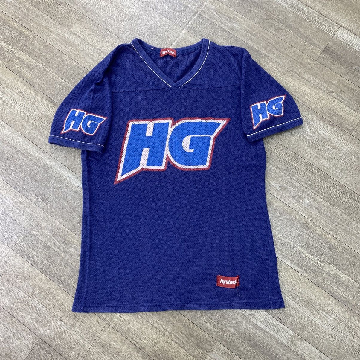 Hysteric Glamour Vintage Hysteric Glamour Japan Blue Mesh Jersey Size US M / EU 48-50 / 2 - 1 Thumbnail