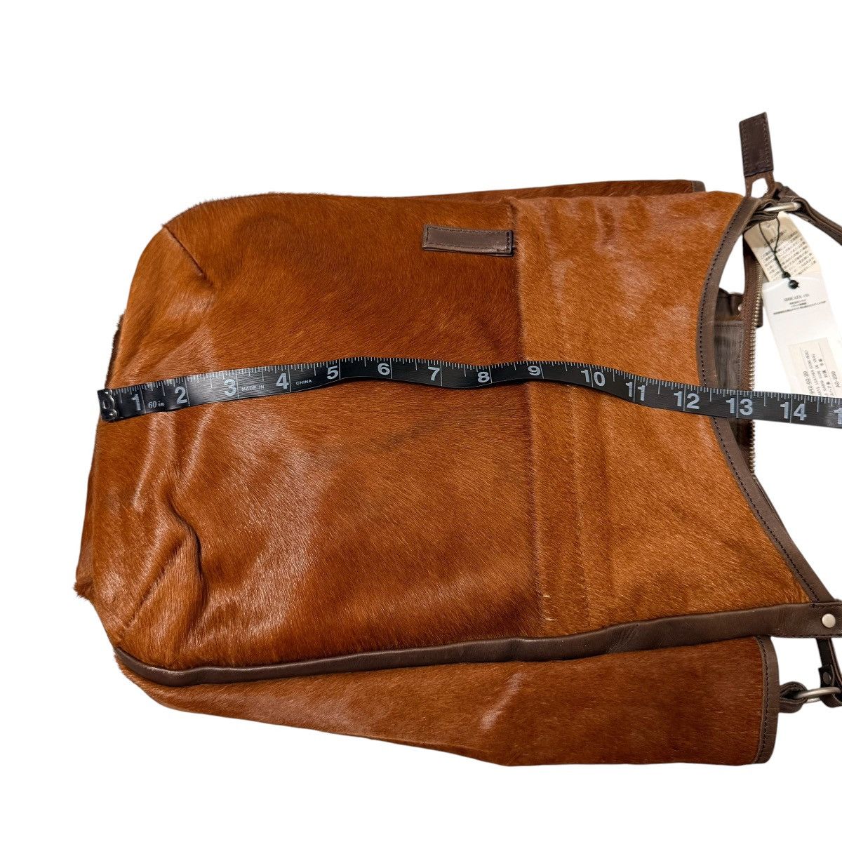 Yohji Yamamoto 761 Yohji Yamamoto Y'SACCS bag brown calf hair leather Size ONE SIZE - 19 Thumbnail