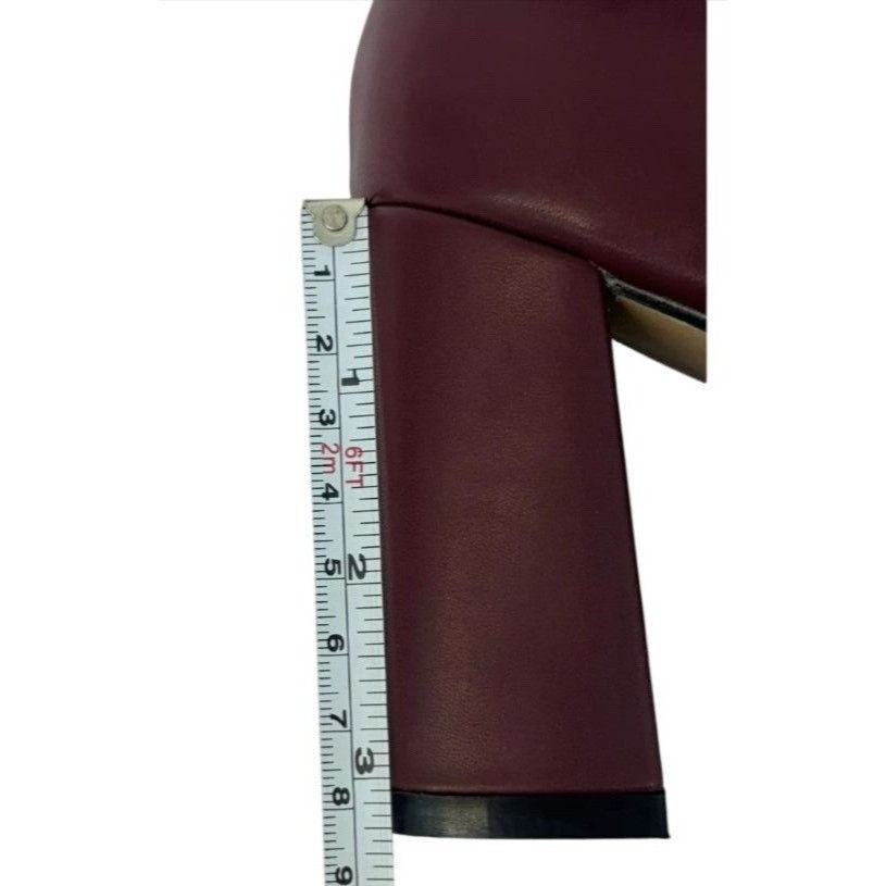 Other PIERRE DUMAS / Lover-1 / Burgundy / Block Heel / Pointed / Size US 10 / IT 40 - 8 Thumbnail