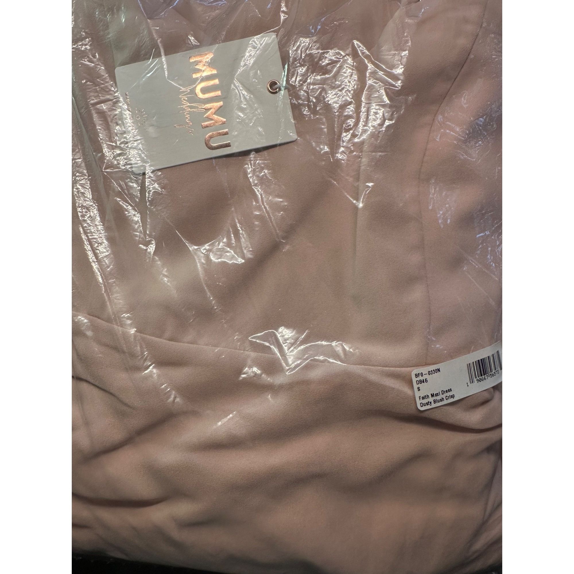 Show Me Your MuMu Faith Maxi Dress Dusty Rose Chiffon Bridesmaid Gown Show Me Size S / US 4 / IT 40 - 5 Thumbnail
