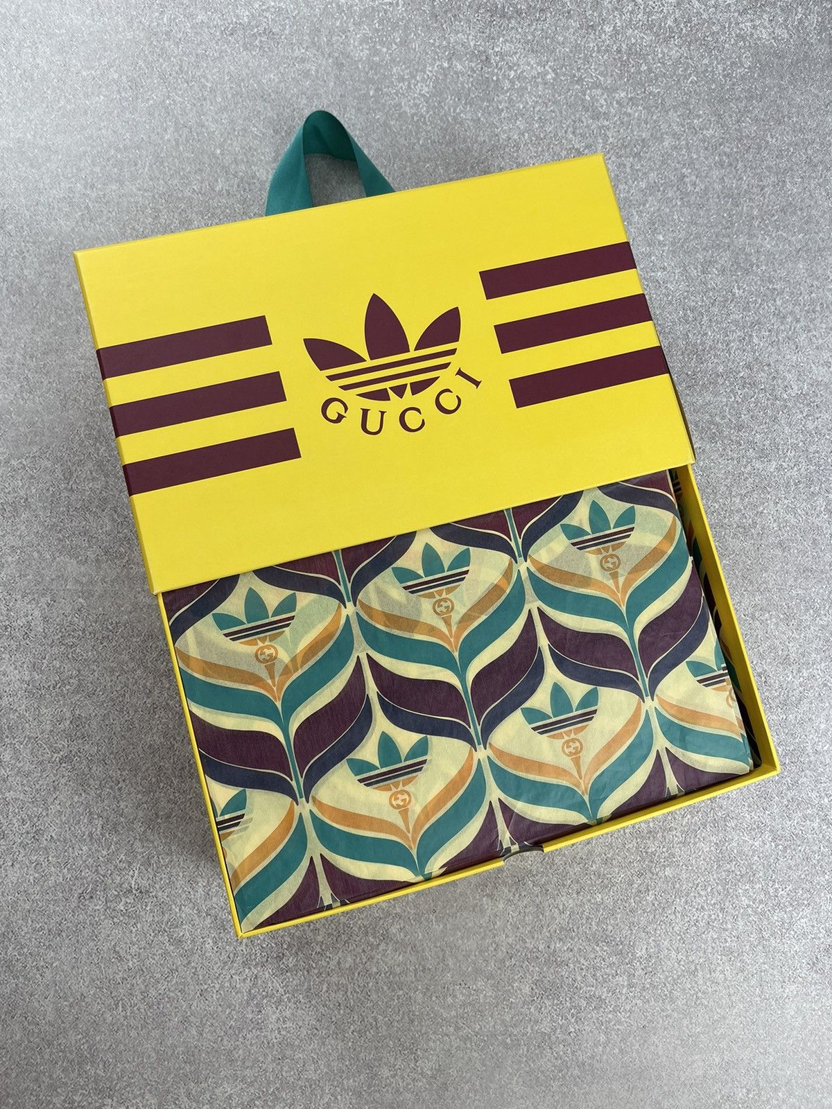 Adidas × Gucci Adidas x Gucci Gazelle Yellow/White/Red Sneakers Size 36 2/3 Size US 5.5 / IT 35.5 - 19 Thumbnail