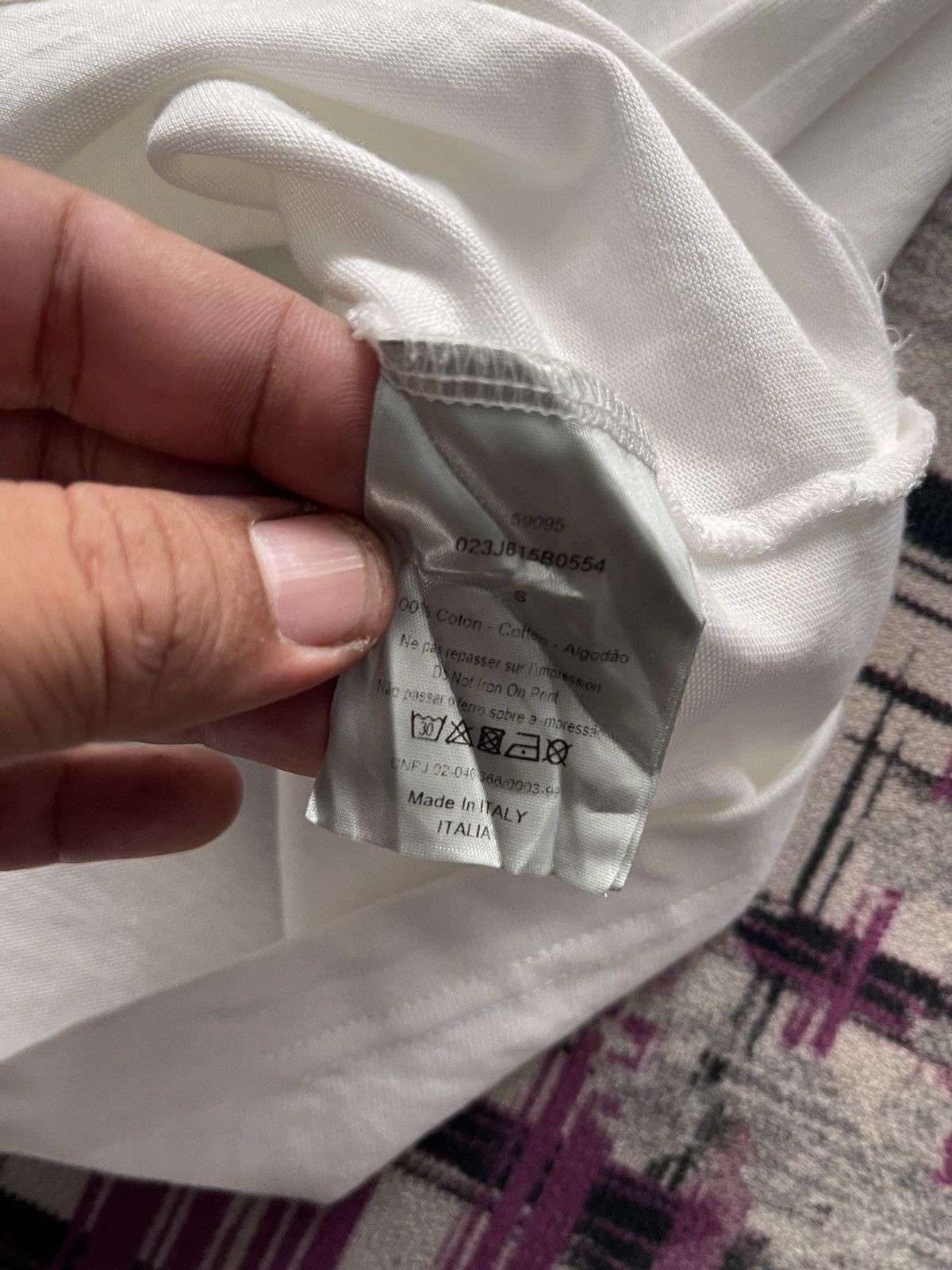 Dior DIOR WHITE FLORAL SPELL OUT VERY RARE Size US S / EU 44-46 / 1 - 12 Thumbnail
