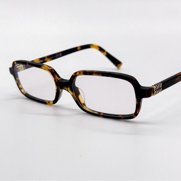 Miu Miu NEW MIU MIU EYEGLASSES, HAVANA BROWN WOMEN EYEWEAR MIU MIU M Size ONE SIZE - 7 Thumbnail
