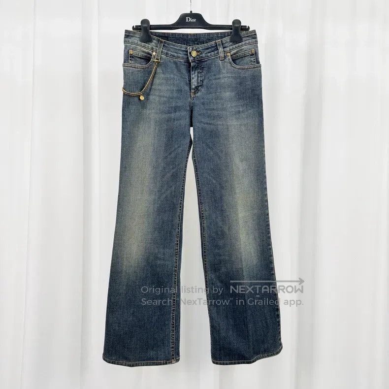 Gucci Gucci Chain washed denim trousers Size 27" / US 4 / IT 40 - 1 Thumbnail