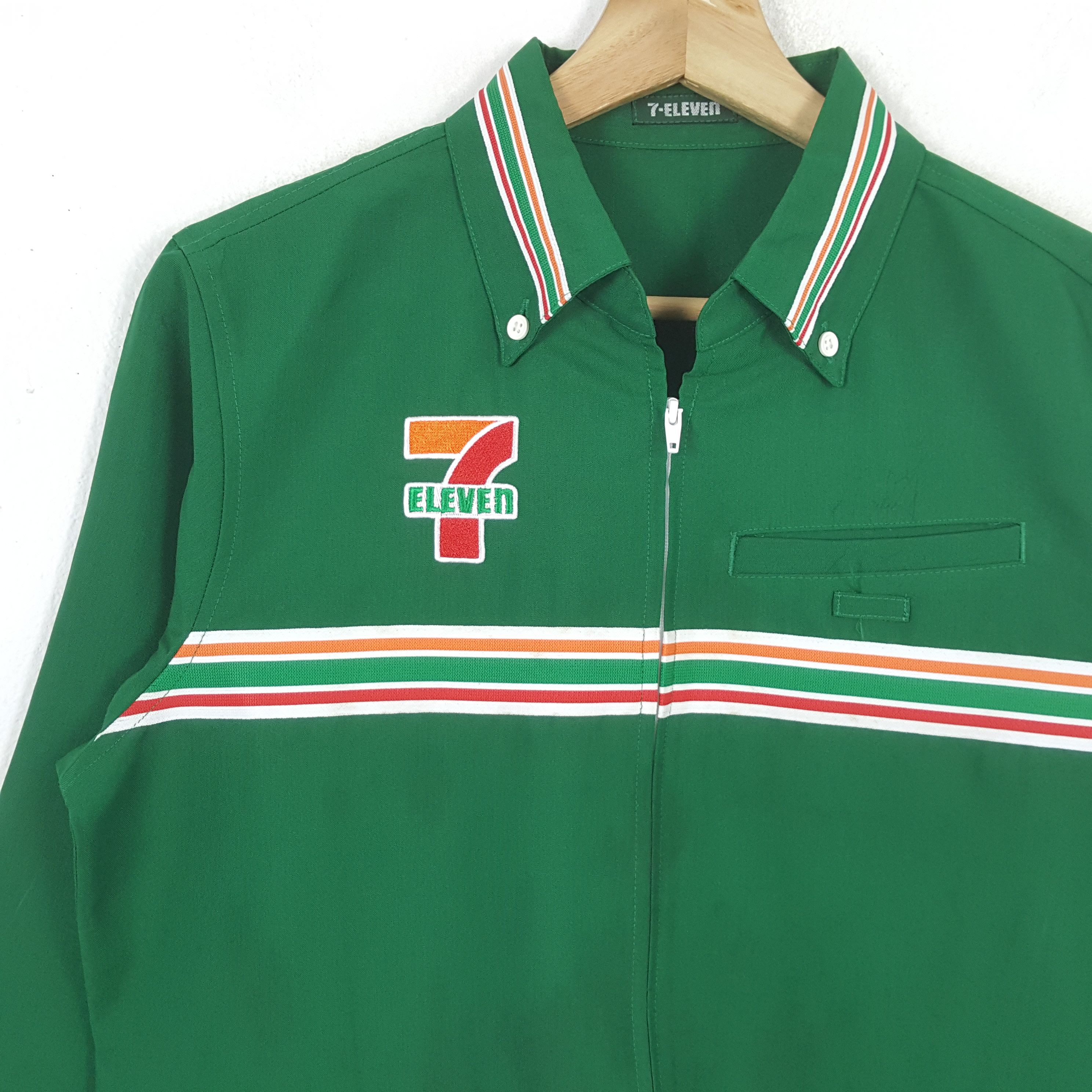 Japanese Brand × Vintage Vintage 7-Eleven Japanese Brand Shirt Jacket C276N73 Size US S / EU 44-46 / 1 - 2 Thumbnail