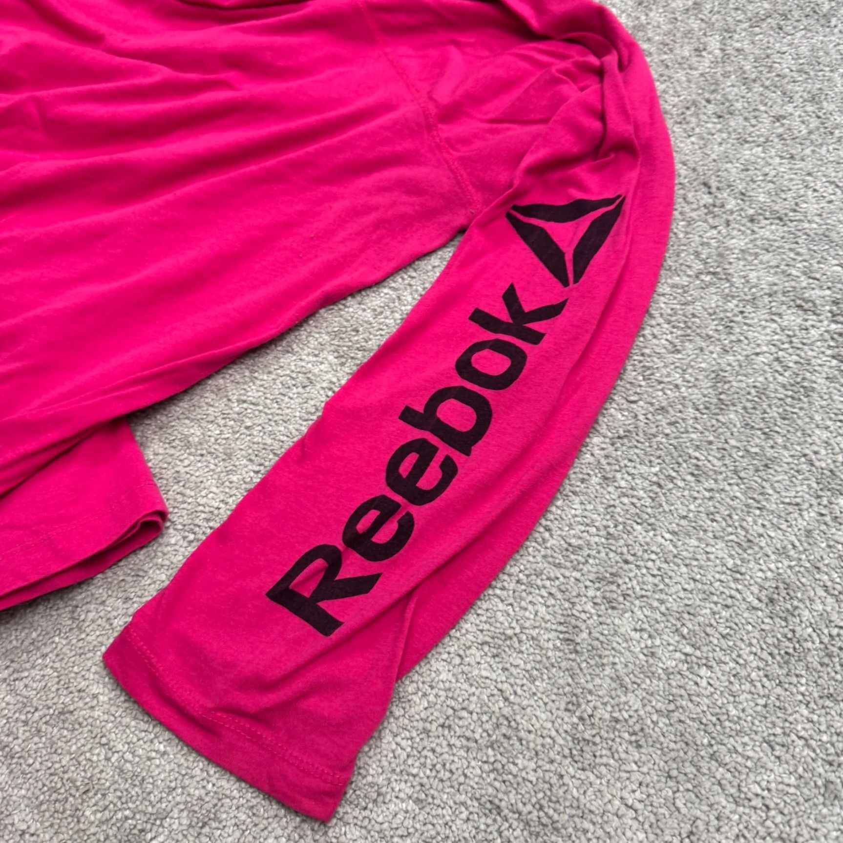 Reebok VINTAGE? No — Reebok Hoodie Lightweight Pullover Sweatshirt Womens 2X Pink Graphic Active Top Size XXL / US 16-18 / IT 52-54 - 3 Thumbnail