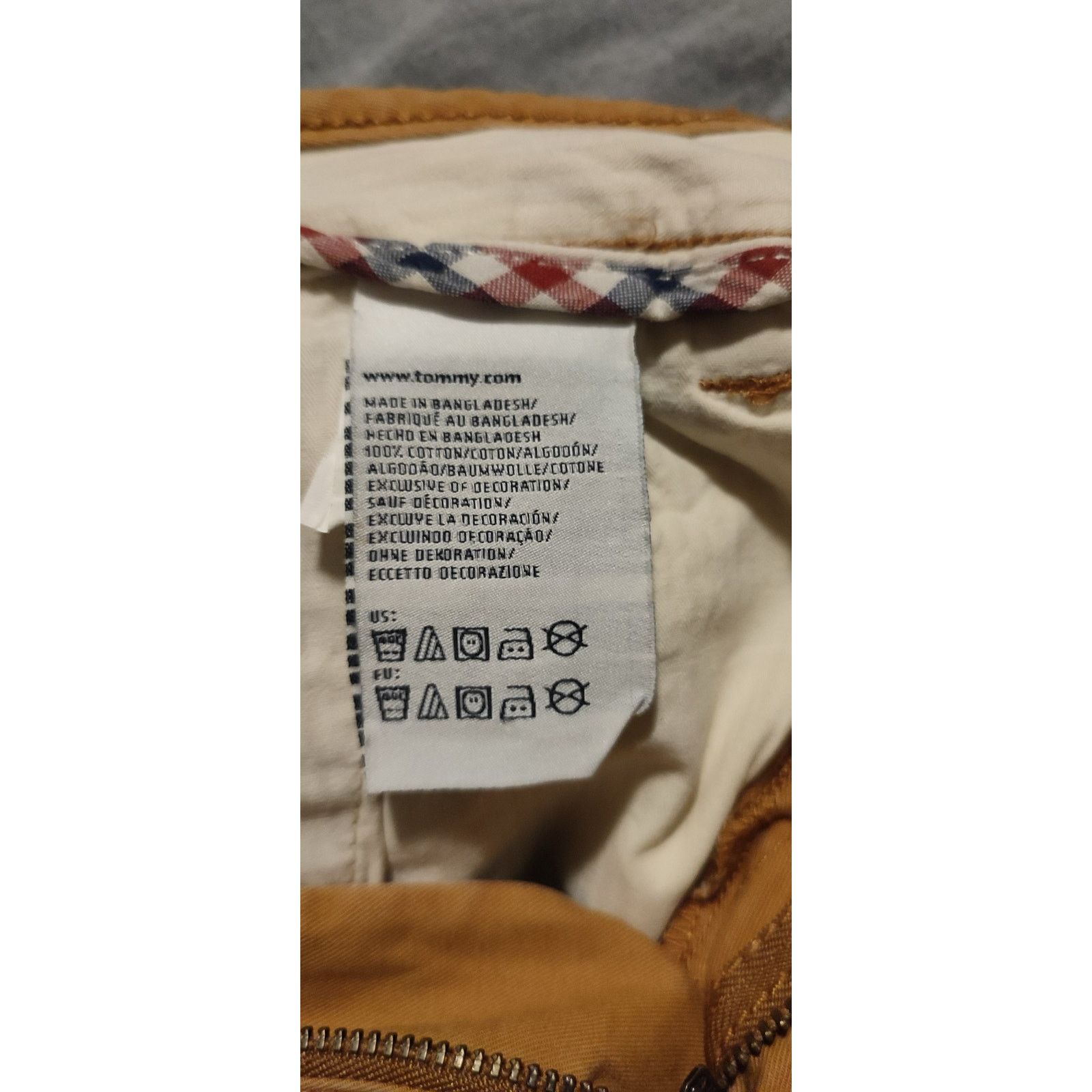 Tommy Hilfiger Tommy Hilfiger Denim Brown Pants W30 L34 Excellent Condition Size US 30 / EU 46 - 6 Thumbnail