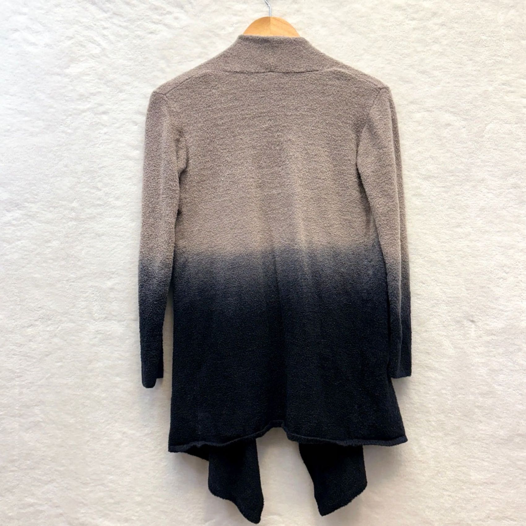 Vintage Barefoot Dreams Cardigan Womens S Gray Cozy Chic Lite Ombr Navy Open Duster Size Size S / US 4 / IT 40 - 2 Thumbnail
