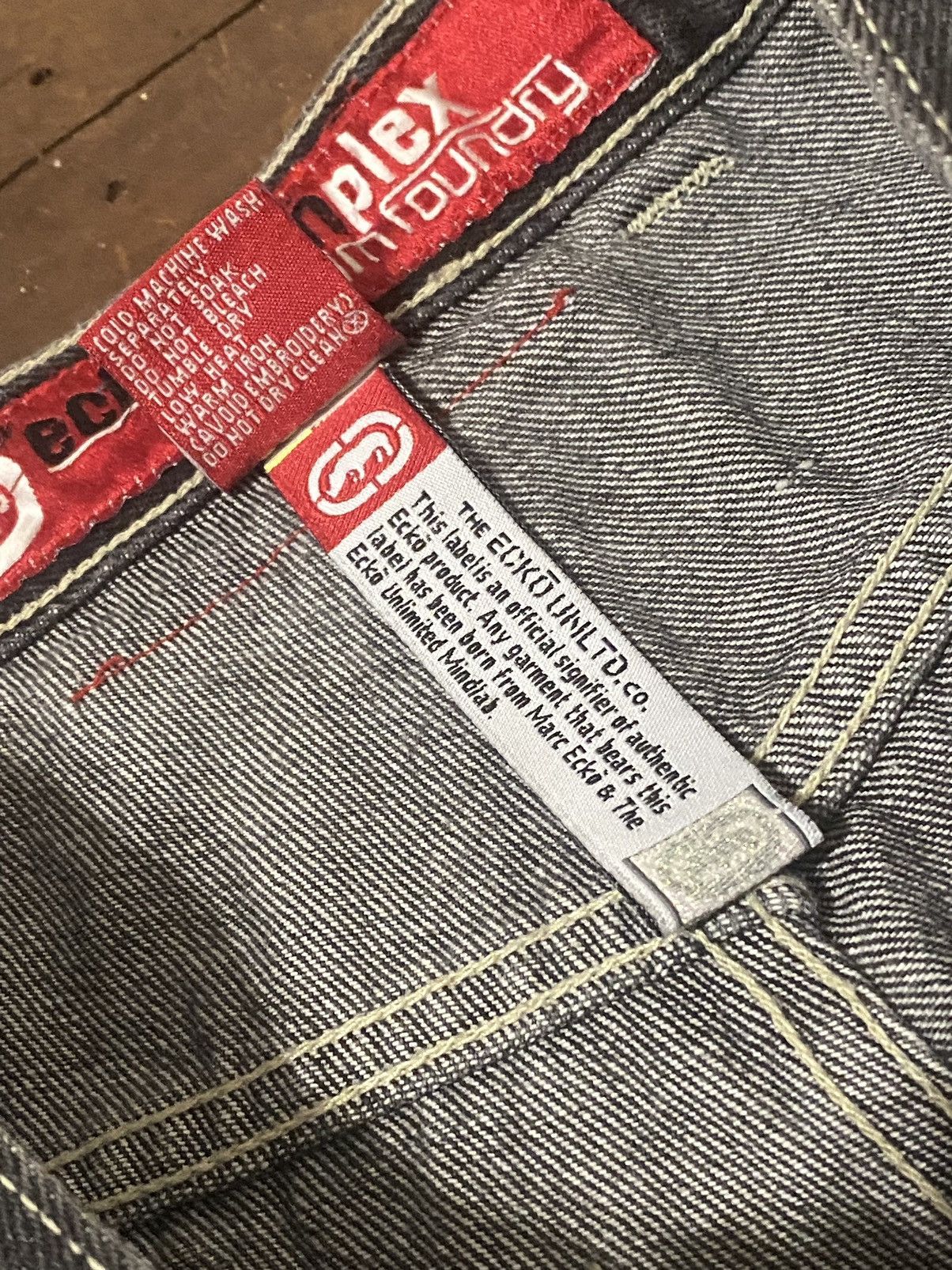 Ecko Unltd. Vintage 90’s/Y2K Ecko Unltd embroidered carpenter jeans Size US 26 / EU 42 - 6 Thumbnail