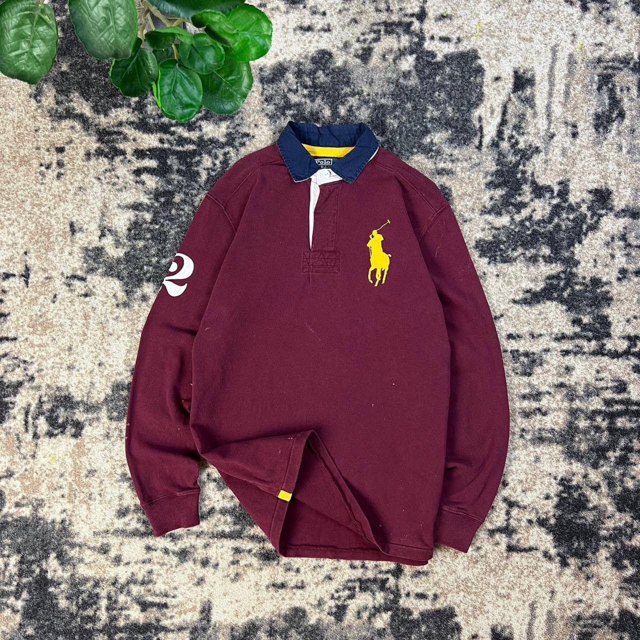 Polo Ralph Lauren Polo Ralph Lauren Big Logo Luxury Rugby Long Sleeve Size US S / EU 44-46 / 1 - 1 Thumbnail