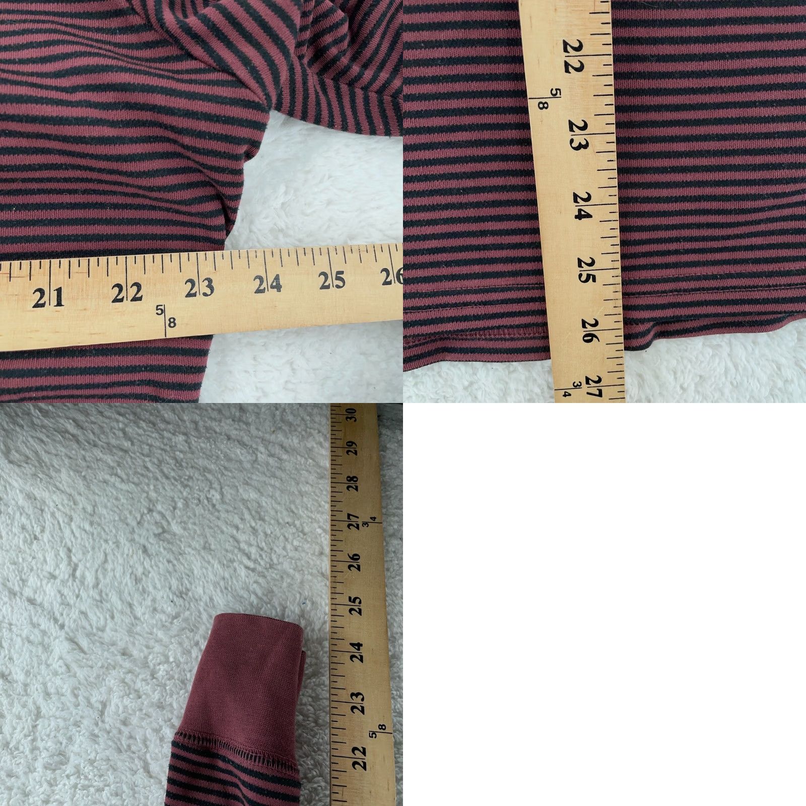 Vintage VINTAGE Lightning Bolt Hawaii L/S Striped Henley Shirt Mens XL Maroon Black USA Mens XL Striped Henley Shirt Size US XL / EU 56 / 4 - 8 Thumbnail