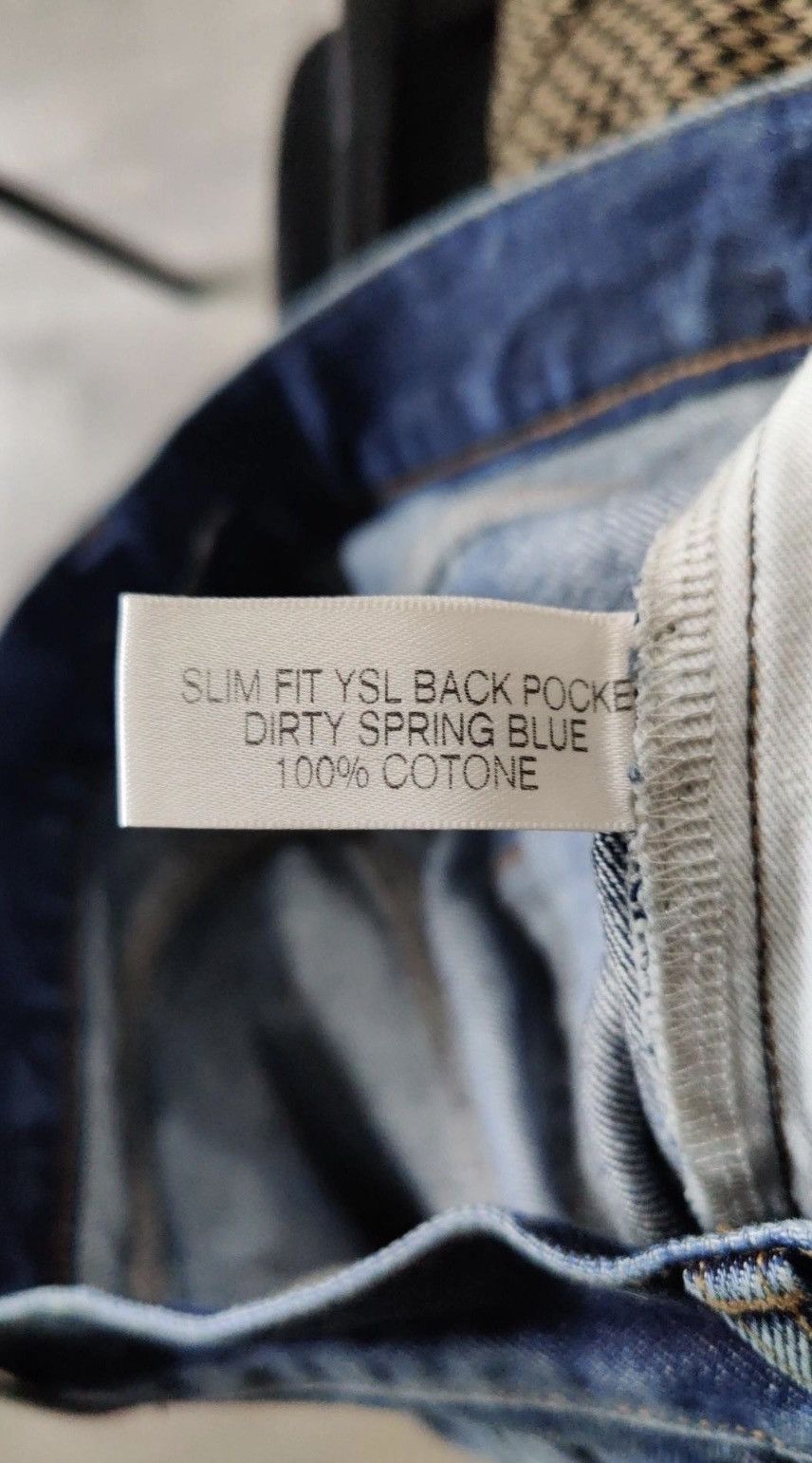 Saint Laurent Paris SAINT LAURENT SS22 RUNWAY PROTOTYPE DENIM Size US 27 - 8 Thumbnail