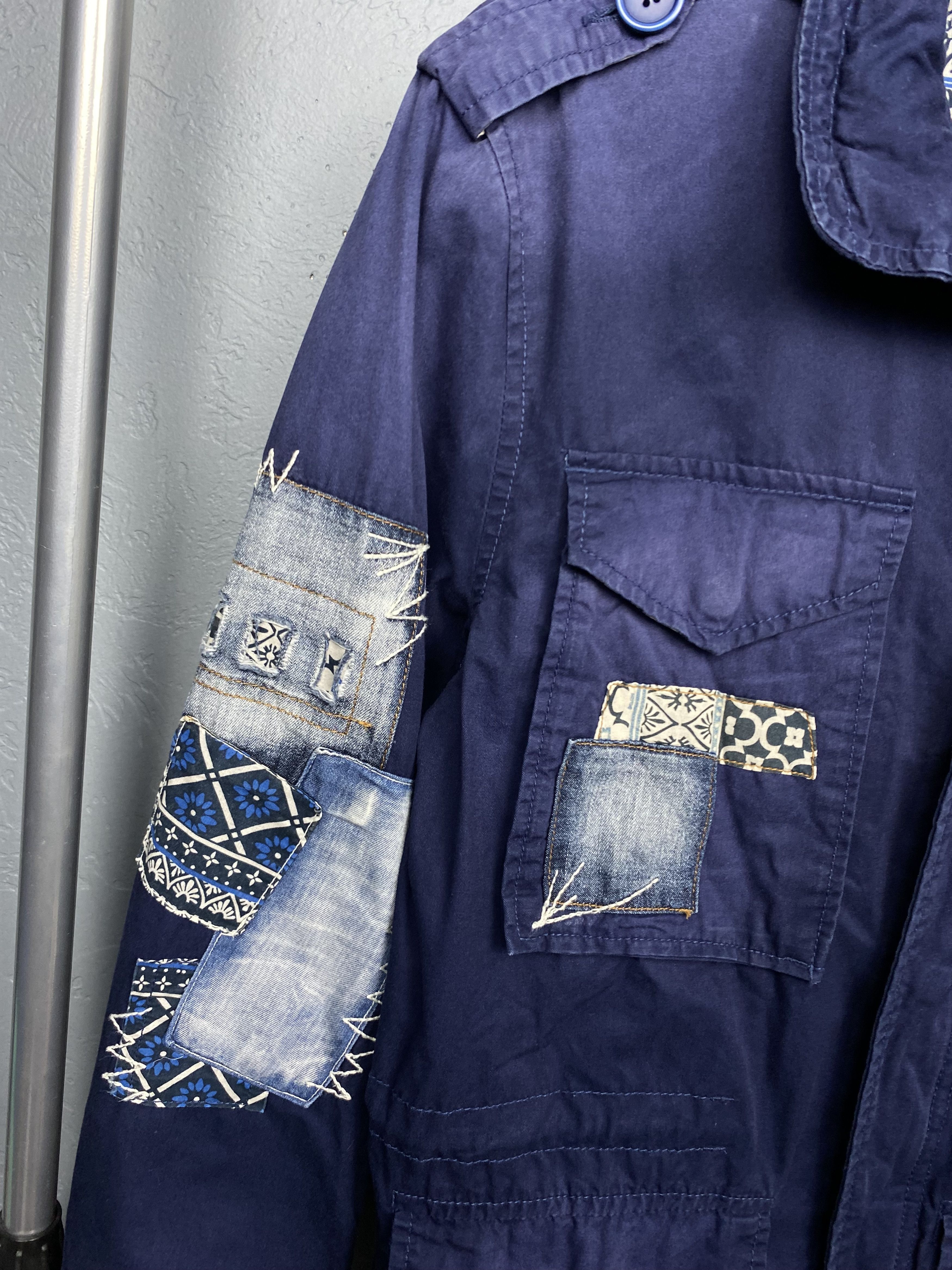 Desigual × Vintage Desigual Vintage Mens Patchwork Jacket Size US S / EU 44-46 / 1 - 4 Thumbnail
