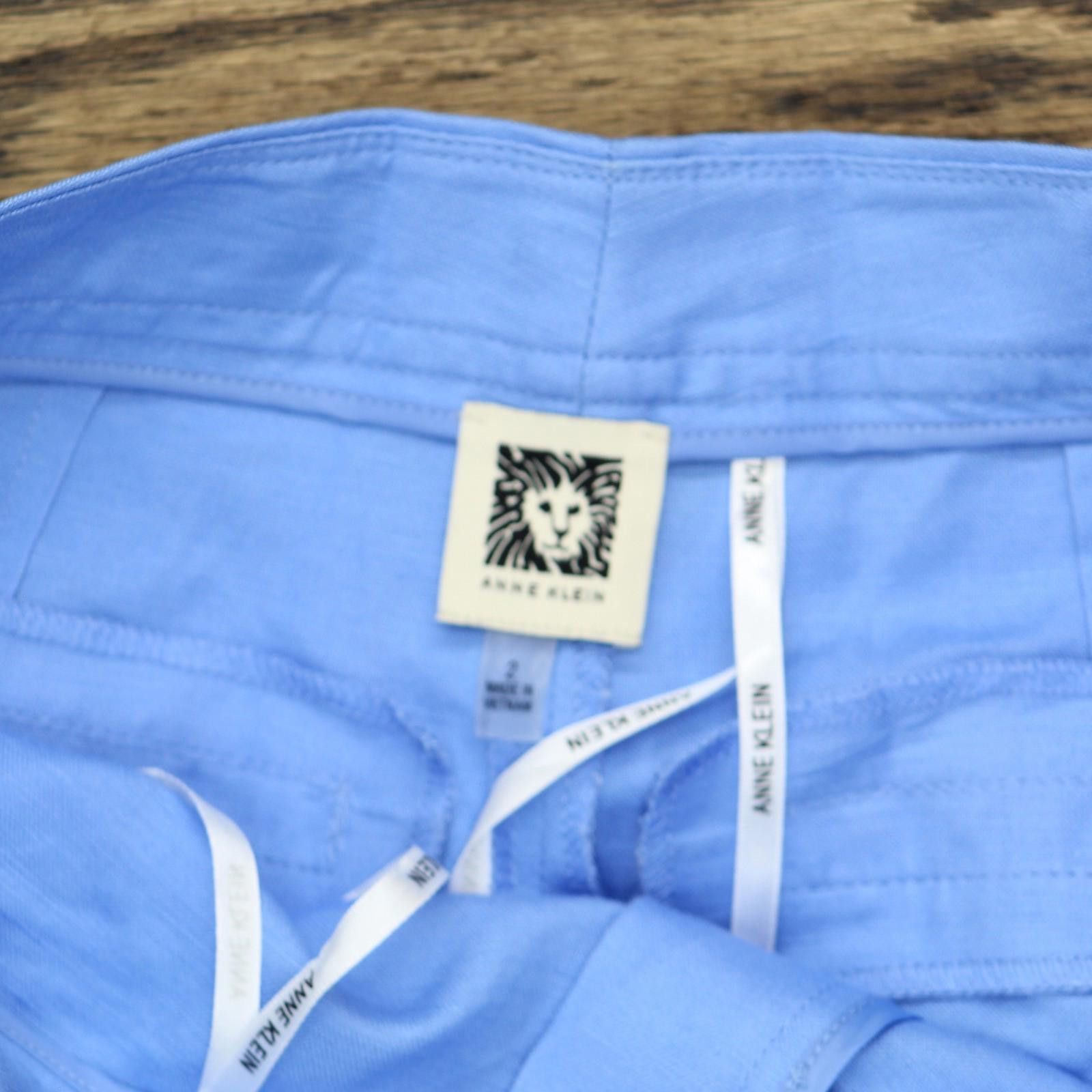 Other Anne Klein Rise Wide-leg Pants 10895793 Adriatic Blue 2 Size 26" / US 2 / IT 38 - 6 Thumbnail