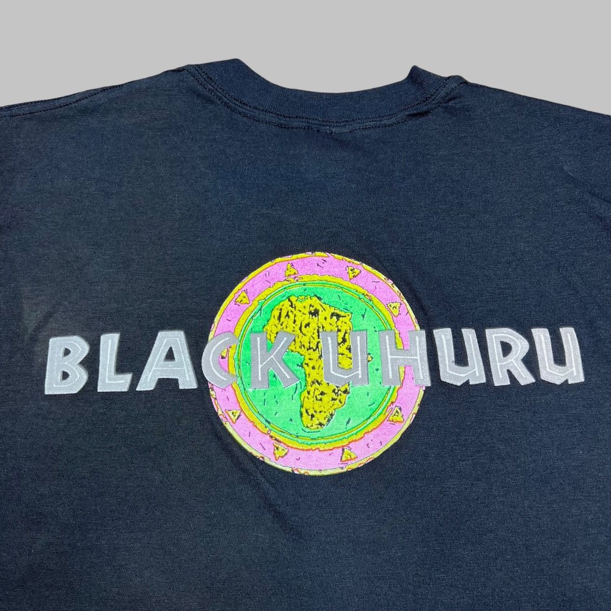 Band Tees × Vintage Vintage 1980s Black Uhuru Reggae Dance Hall T-Shirt Size US L / EU 52-54 / 3 - 10 Thumbnail