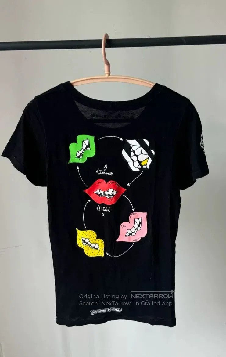 Chrome Hearts chrome hearts colorful lips short sleeve tee. Size M / US 6-8 / IT 42-44 - 1 Thumbnail