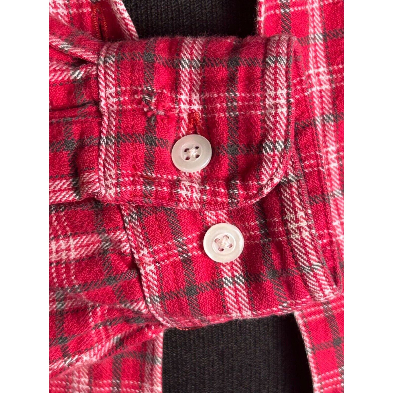 Disney Disney 101 Dalmatians Plaid Flannel Shirt Small Cotton VTG Size US S / EU 44-46 / 1 - 7 Thumbnail