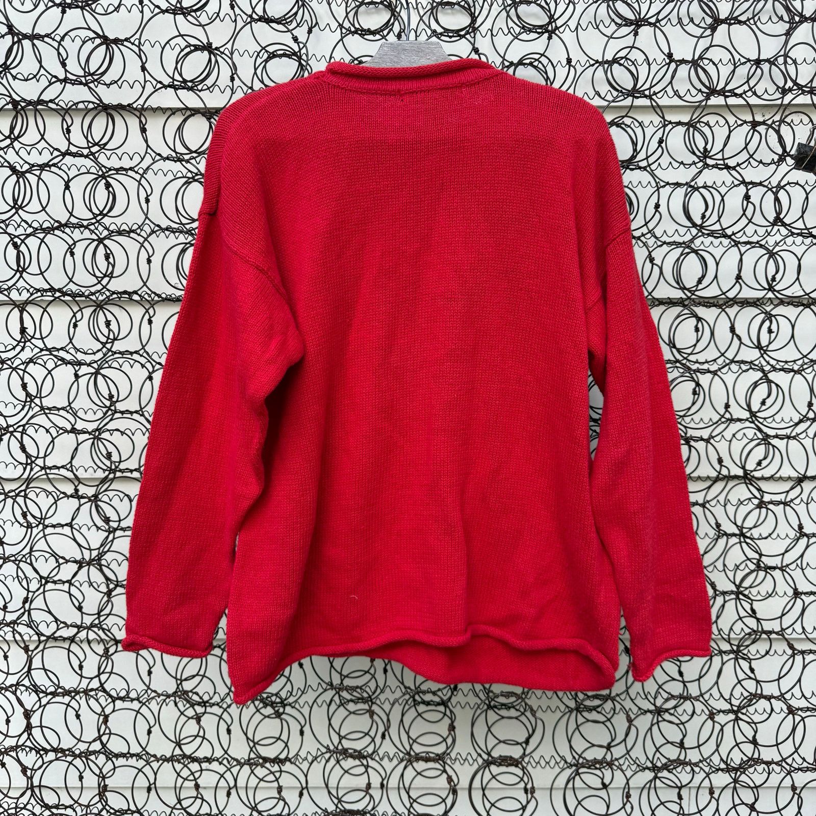 Vintage 90s Red Teddy Bear Christmas Sweater Nostalgia SMALL Size S / US 4 / IT 40 - 3 Thumbnail
