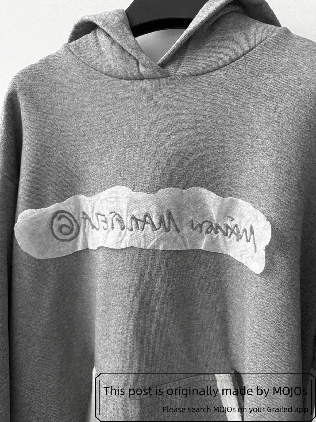 Maison Margiela Sz S Maison Margiela 21AW MM6 Logo Thick Hoodie mojos718 Size US S / EU 44-46 / 1 - 6 Thumbnail