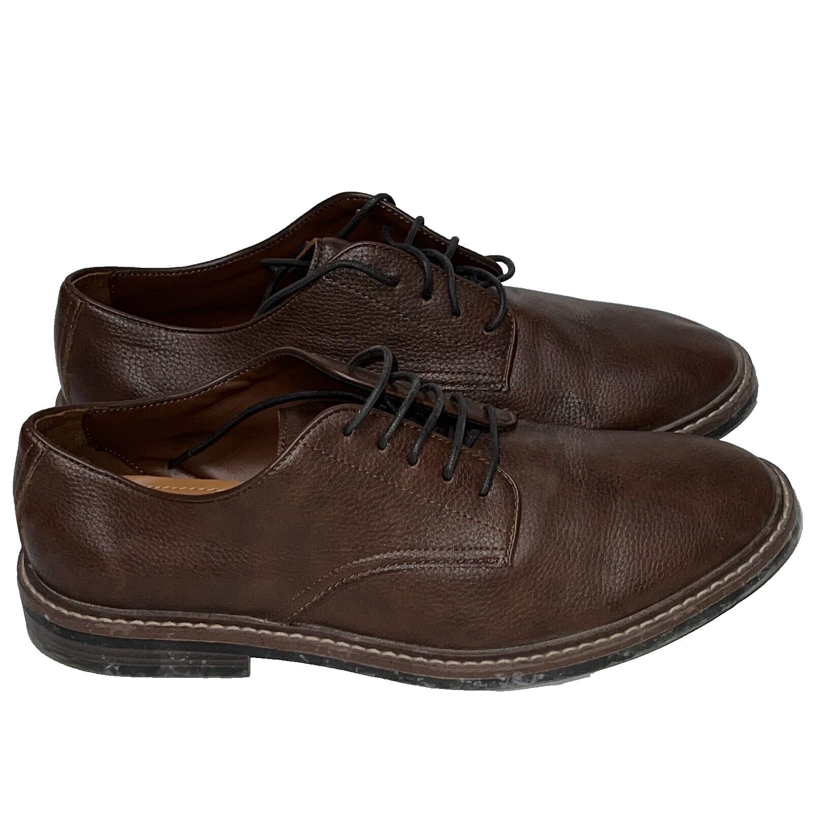 Zara Zara Men Size 43 / 10 Brown Oxford Dress Shoes Derby Size US 10 / EU 43 - 2 Thumbnail