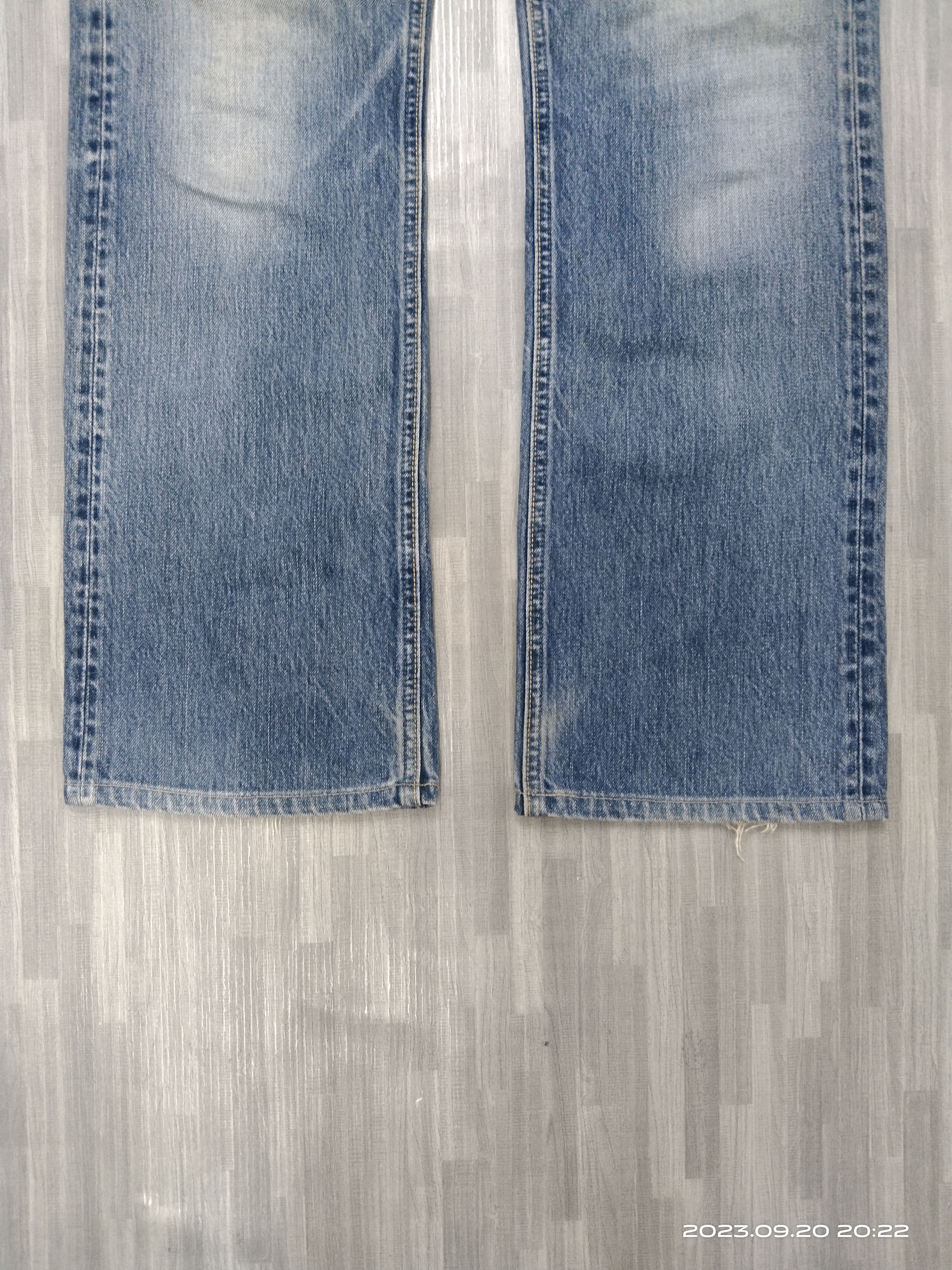 Blue Blue Japan SICK DISTRESSED BLUE BLUE DENIM PANTS Size US 30 / EU 46 - 6 Thumbnail