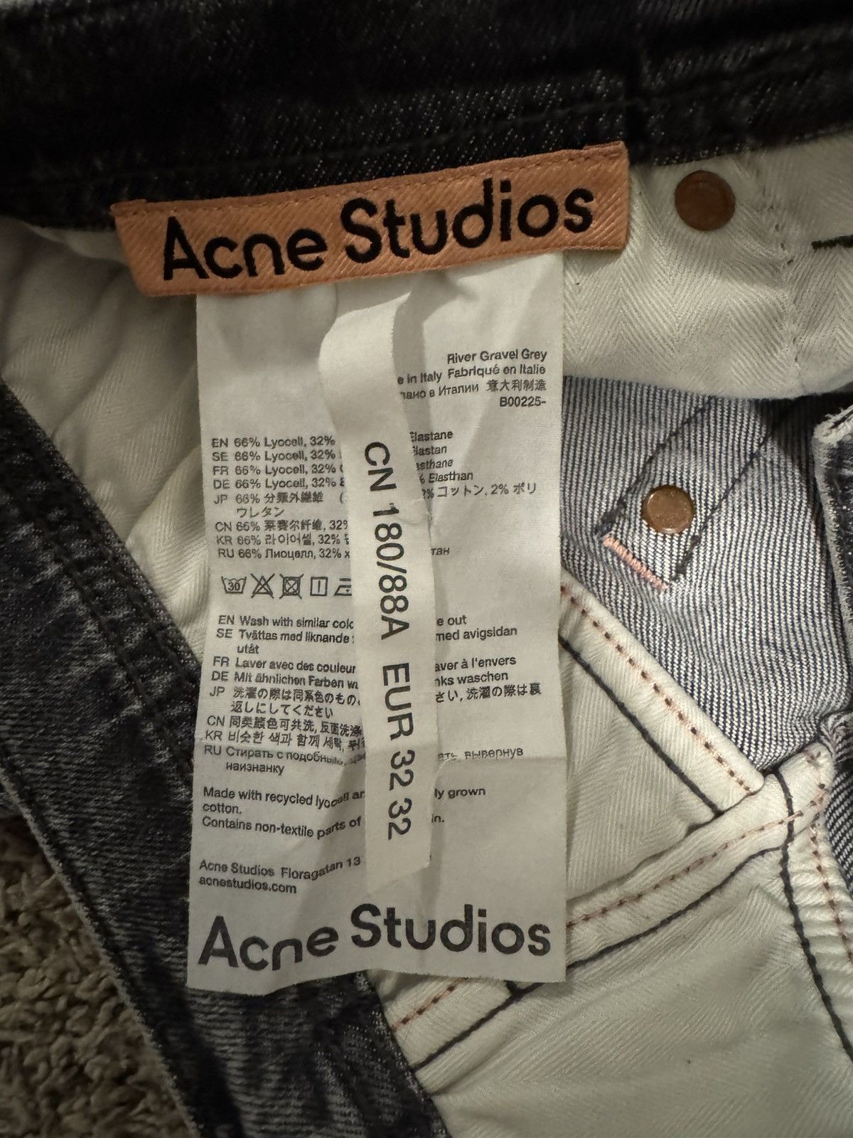 Acne Studios Acne Studios River Jeans Gravel Grey Size US 32 / EU 48 - 4 Thumbnail