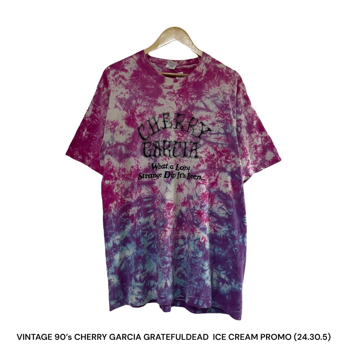 Band Tees VINTAGE 90' CHERRY GARCIA GRATEFULDEAD ICE CREAM PROMO Size US XL / EU 56 / 4 - 1 Thumbnail