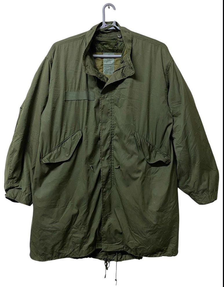 Vintage Vtg Usa army fishtail parka green men coat issue jacket Size US M / EU 48-50 / 2 - 1 Thumbnail