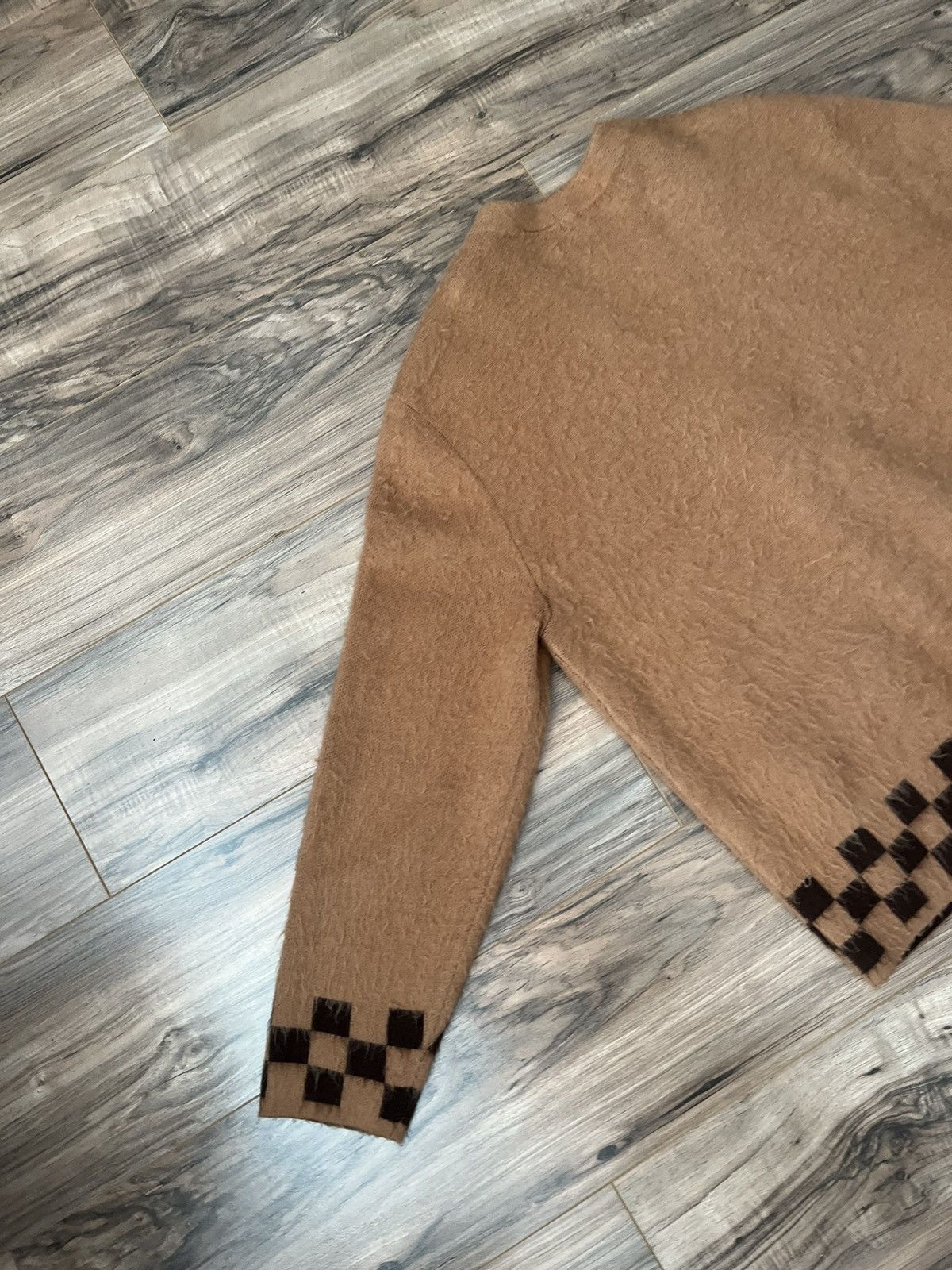 Supreme Supreme Brushed Checkerboard Cardigan Size US M / EU 48-50 / 2 - 16 Thumbnail