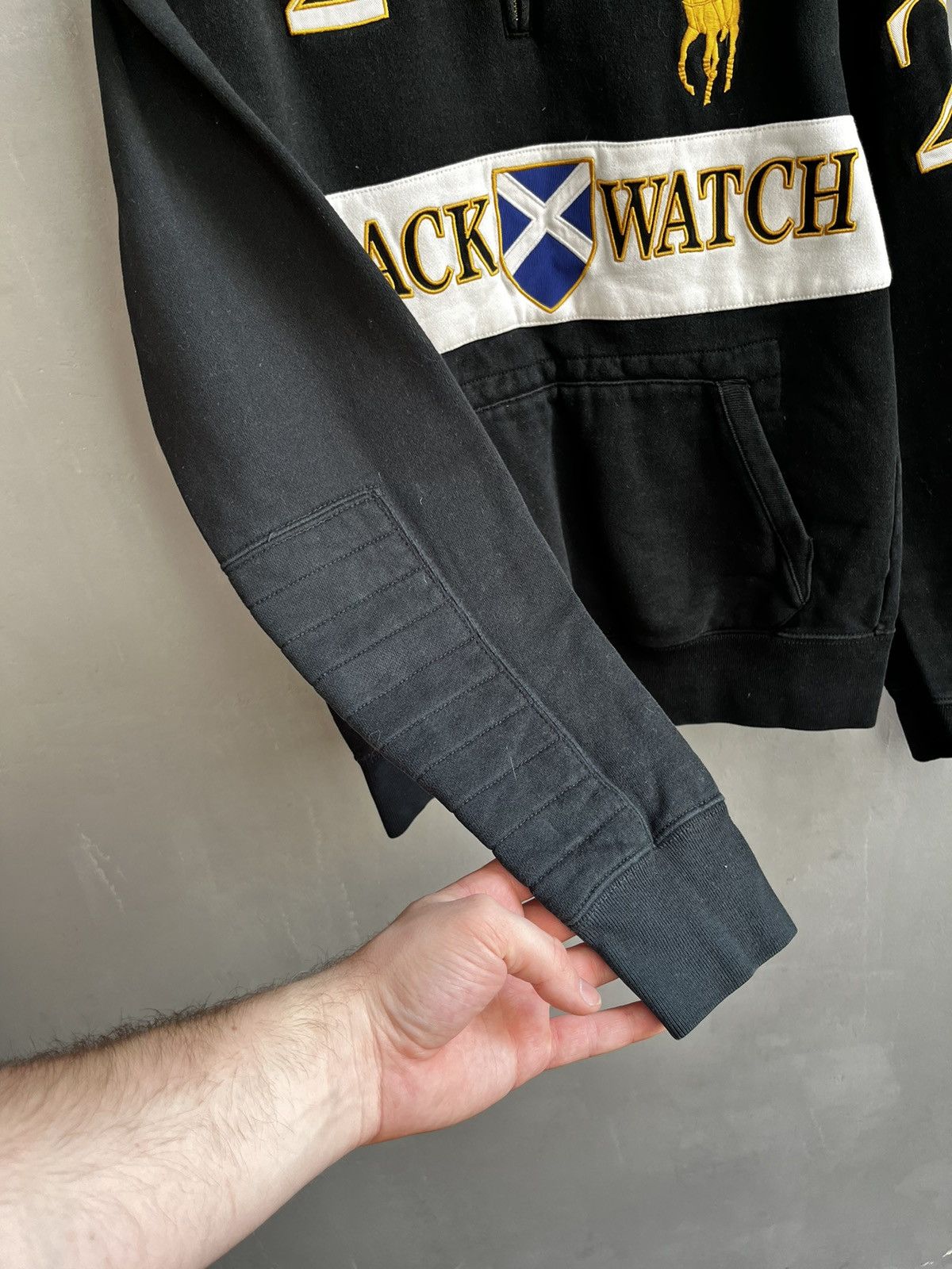 Polo Ralph Lauren × Ralph Lauren × Vintage Black watch Ralph Lauren vintage zip sweatshirt Size US S / EU 44-46 / 1 - 6 Thumbnail