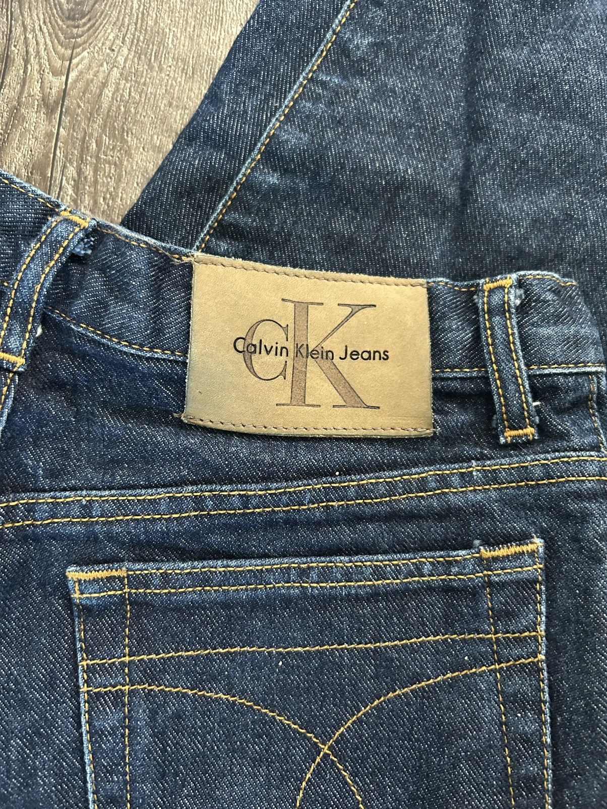 Calvin Klein Calvin Klein high-waister blue denim jeans Size 28" / US 6 / IT 42 - 2 Thumbnail