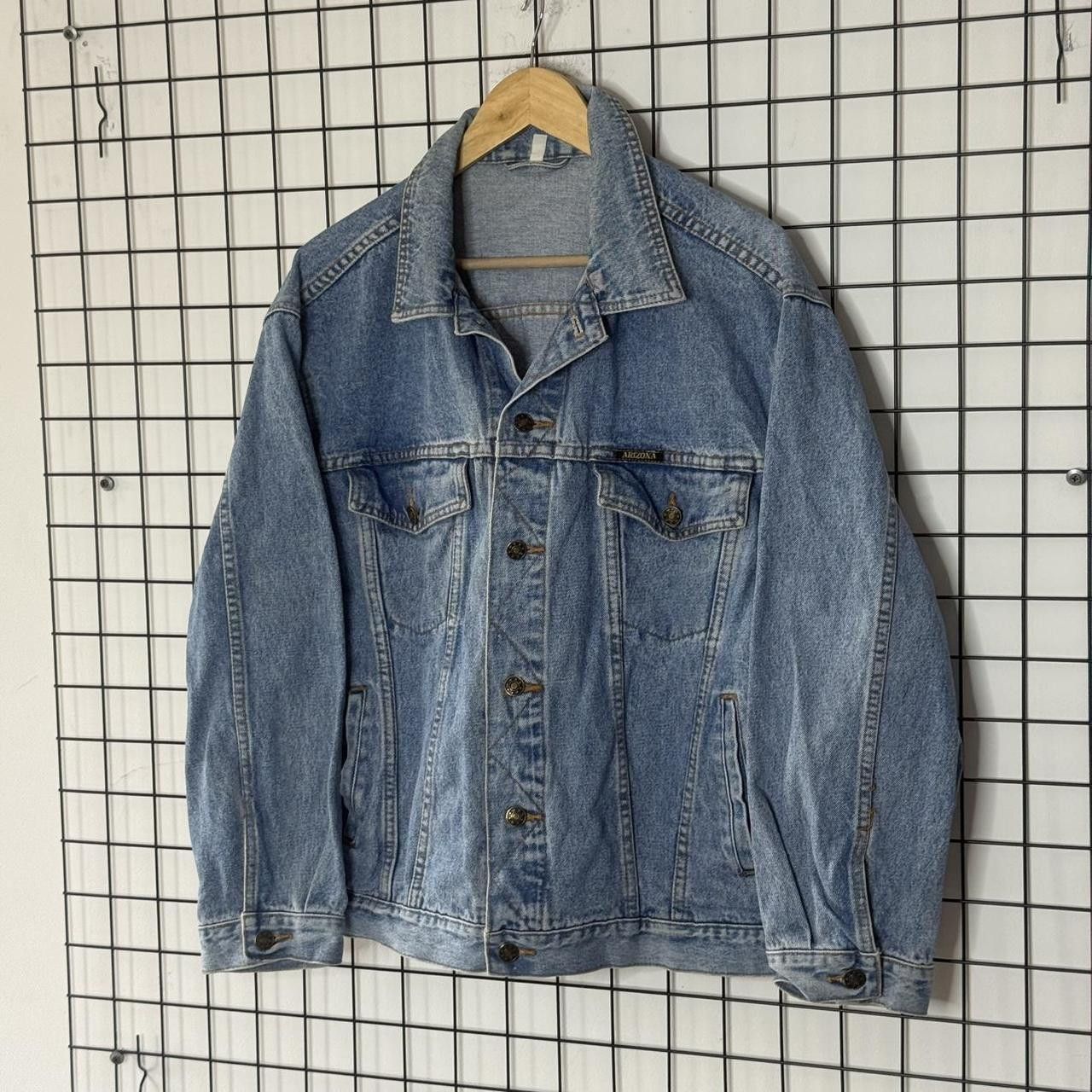 Vintage Vintage 90s Denim Trucker Jacket Blue Retro Size US L / EU 52-54 / 3 - 4 Thumbnail