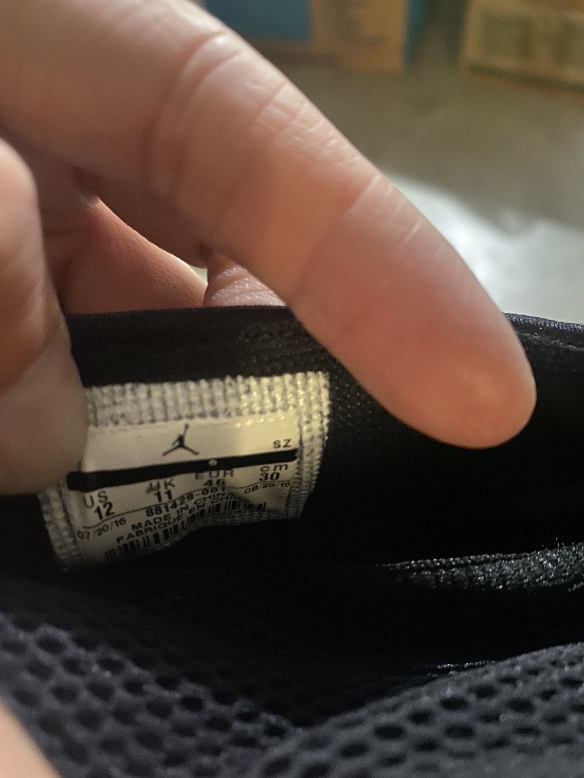Jordan Brand Jordan 15 Black Varsity Red Size US 12 / EU 45 - 5 Thumbnail