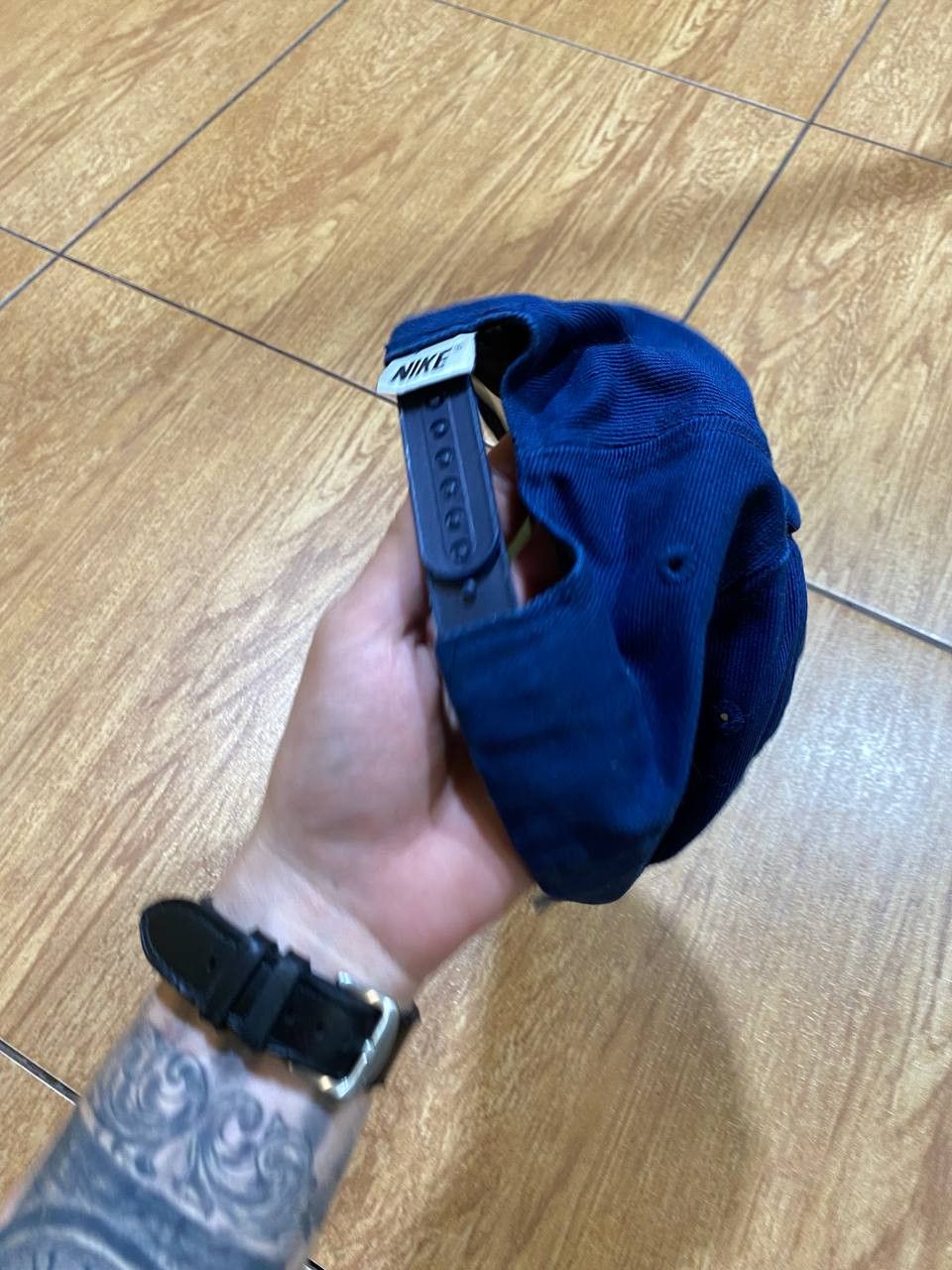 Nike Blue Hats Vintage Nike Cap Y2K big logo streetwear Size ONE SIZE - 6 Thumbnail