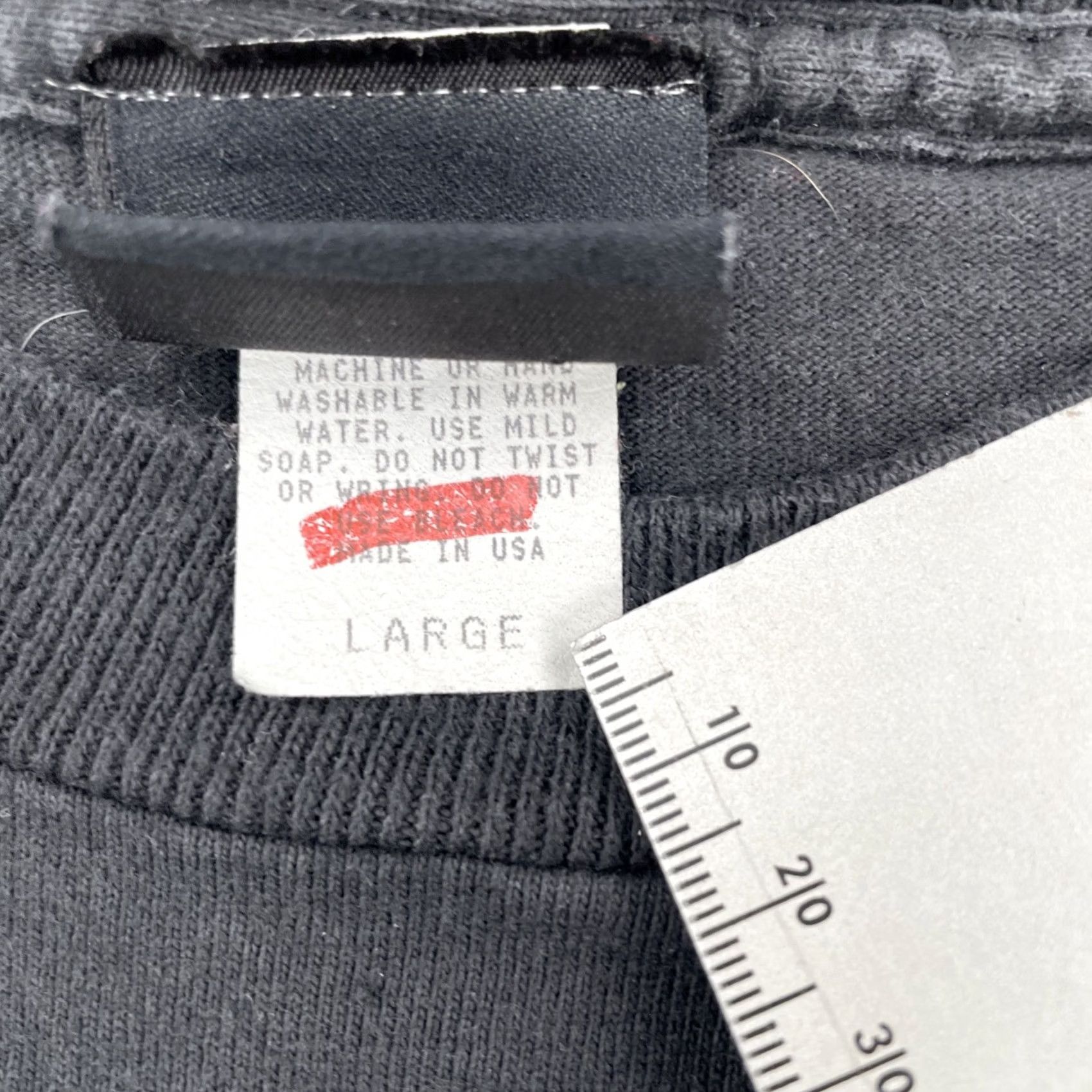 Greats VINTAGE Travau Shirt USA Made Embroidered Black 90s Crew Neck Short Sleeve Men L Size US L / EU 52-54 / 3 - 7 Thumbnail